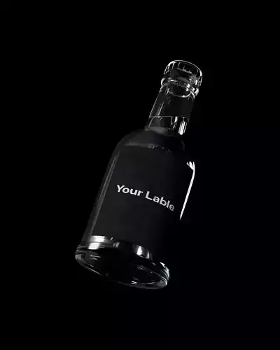 Tonic Glass Bottle 3D Model for Drinks 3D model