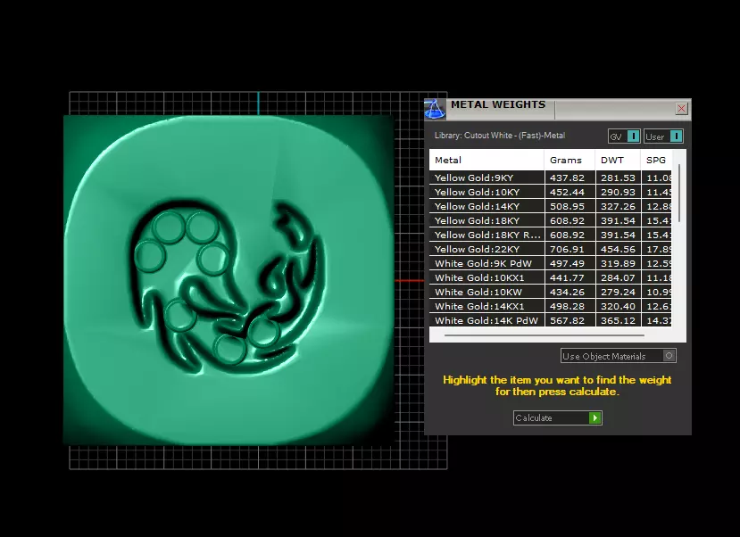 Artistic Diamond-Set Dice Pendant 3D print model_7