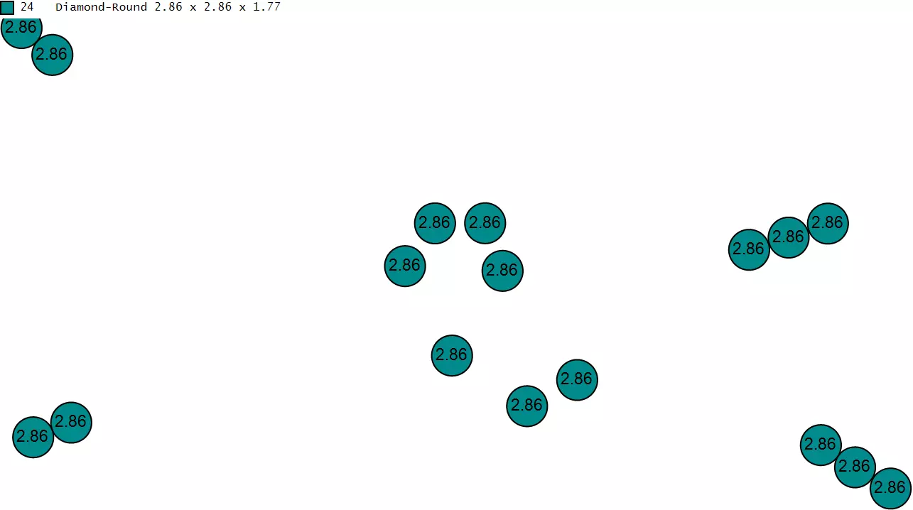 Artistic Diamond-Set Dice Pendant 3D print model_5