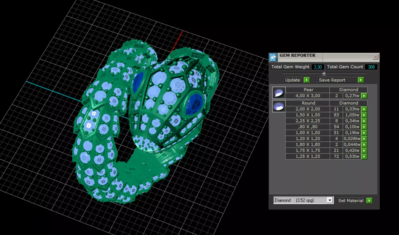 Ring Bvlgari 3D print model_11
