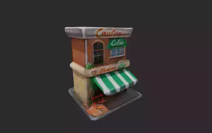 Bakery Coffe low poly