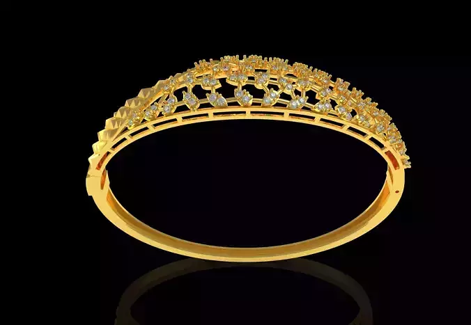 Art Deco Bracelet 12 3D print model