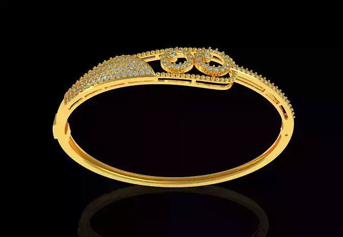 Art Deco Bracelet 13 3D print model
