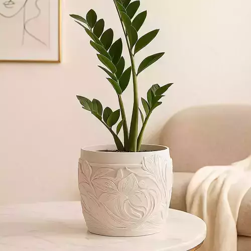 Art Nouveau Planter with Drainage  No Supports