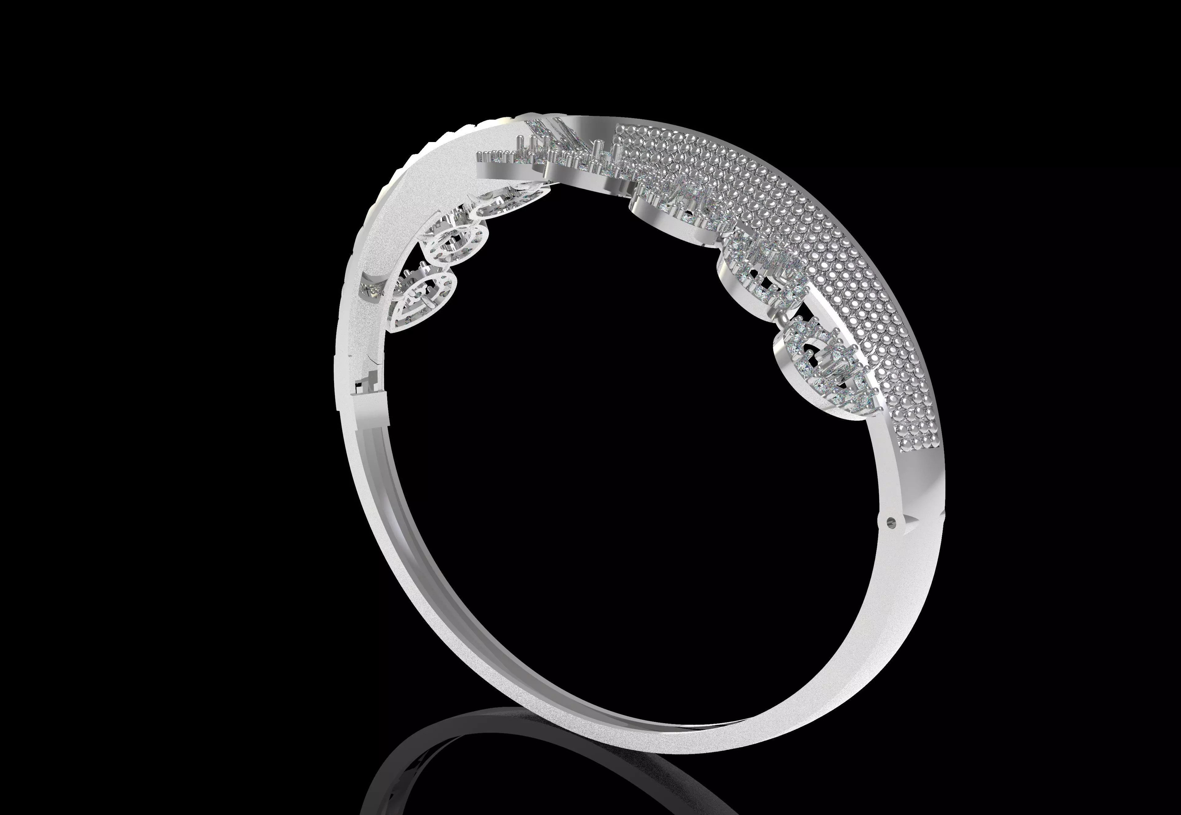 Art Deco Bracelet 14 3D print model_20