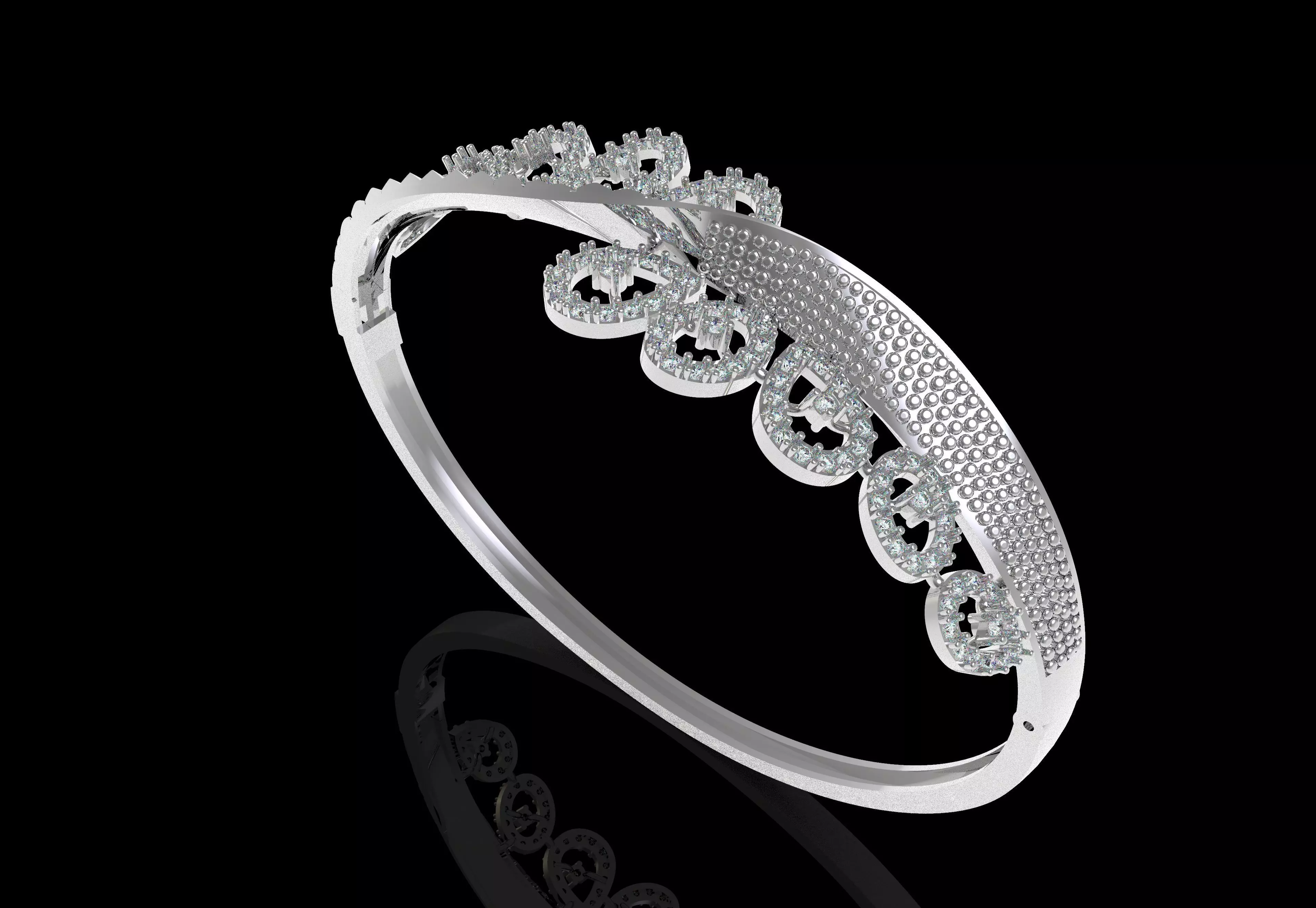 Art Deco Bracelet 14 3D print model_18