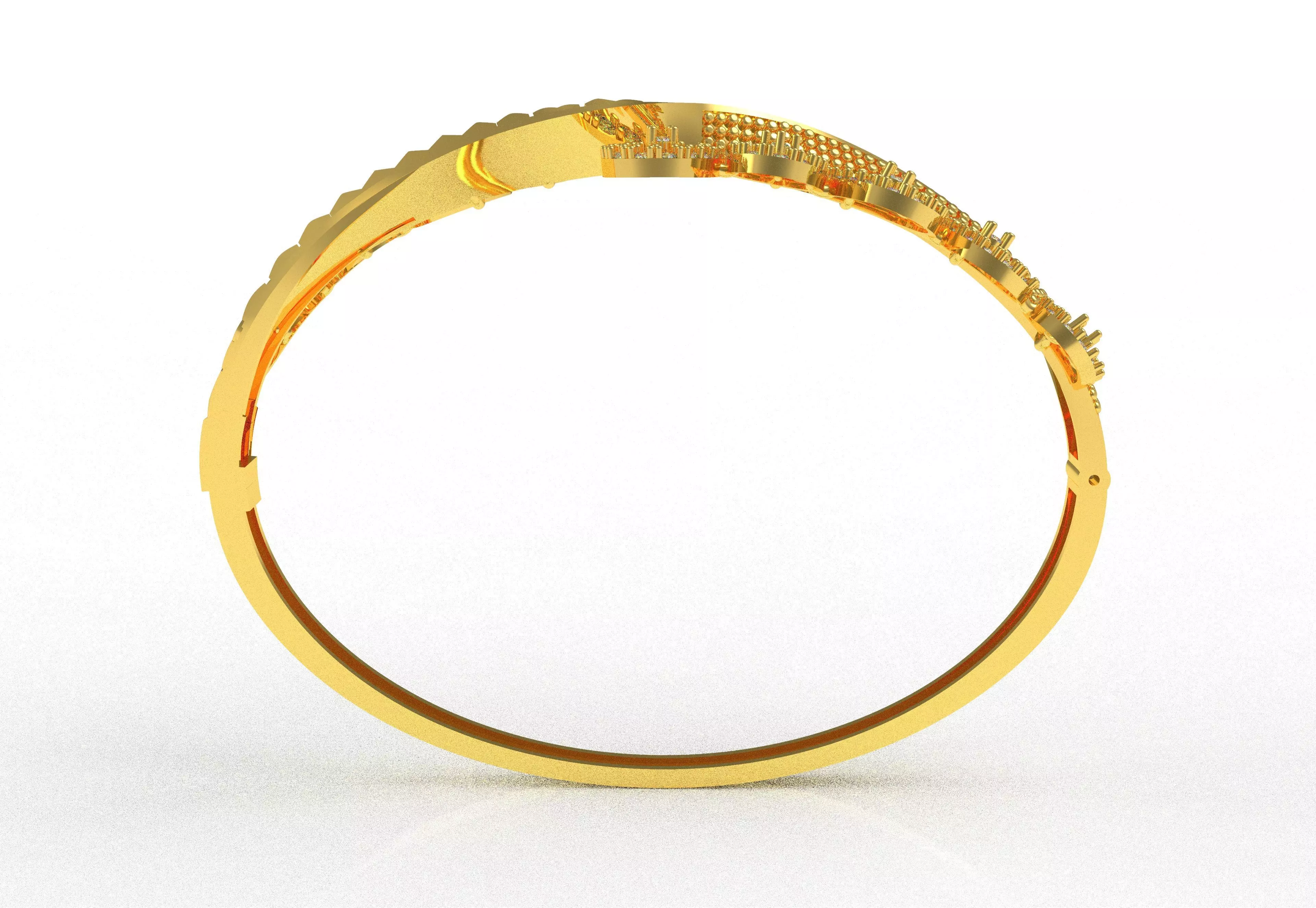 Art Deco Bracelet 14 3D print model_22