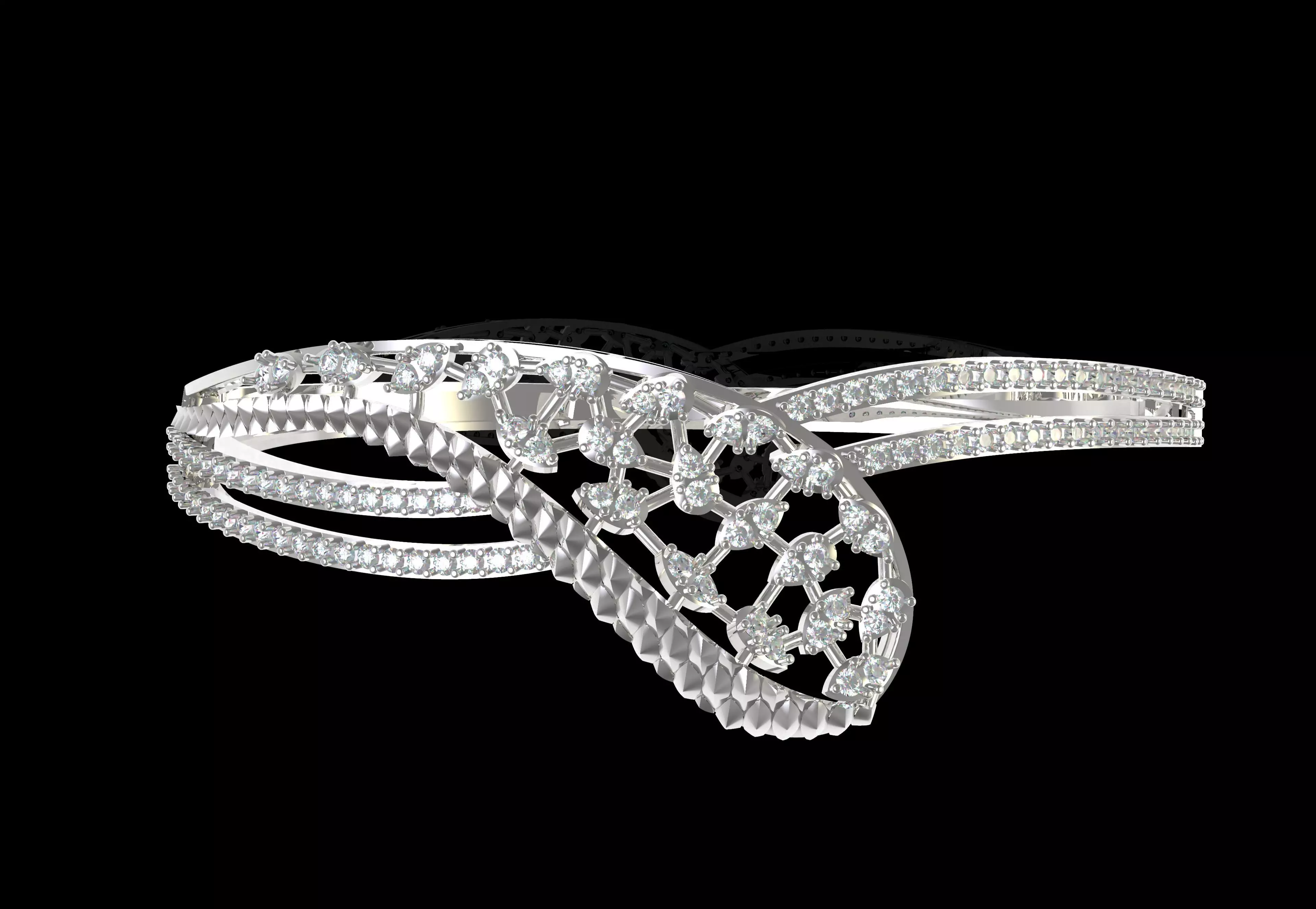 Art Deco Bracelet 15 3D print model_22