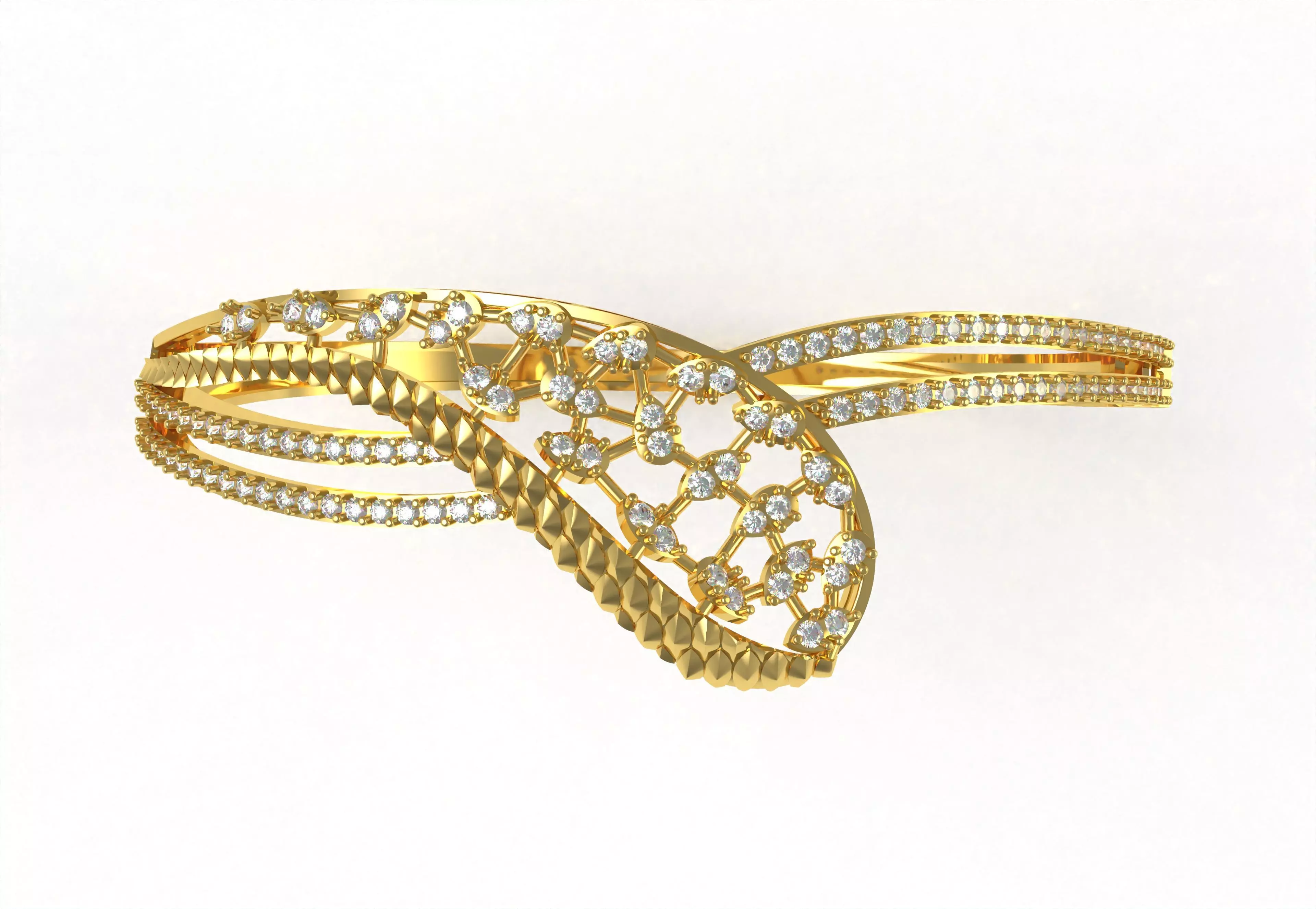 Art Deco Bracelet 15 3D print model_31