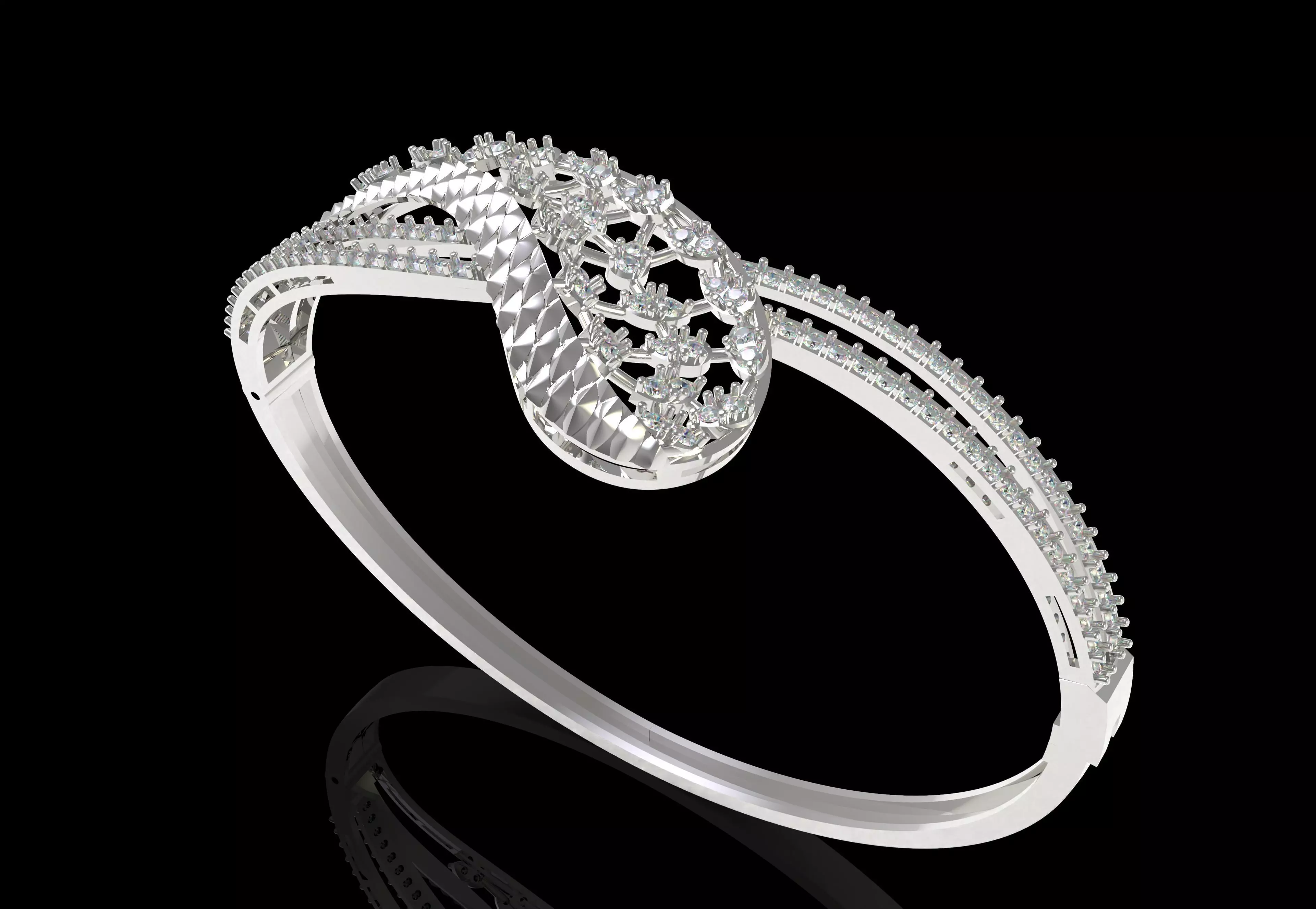 Art Deco Bracelet 15 3D print model_24