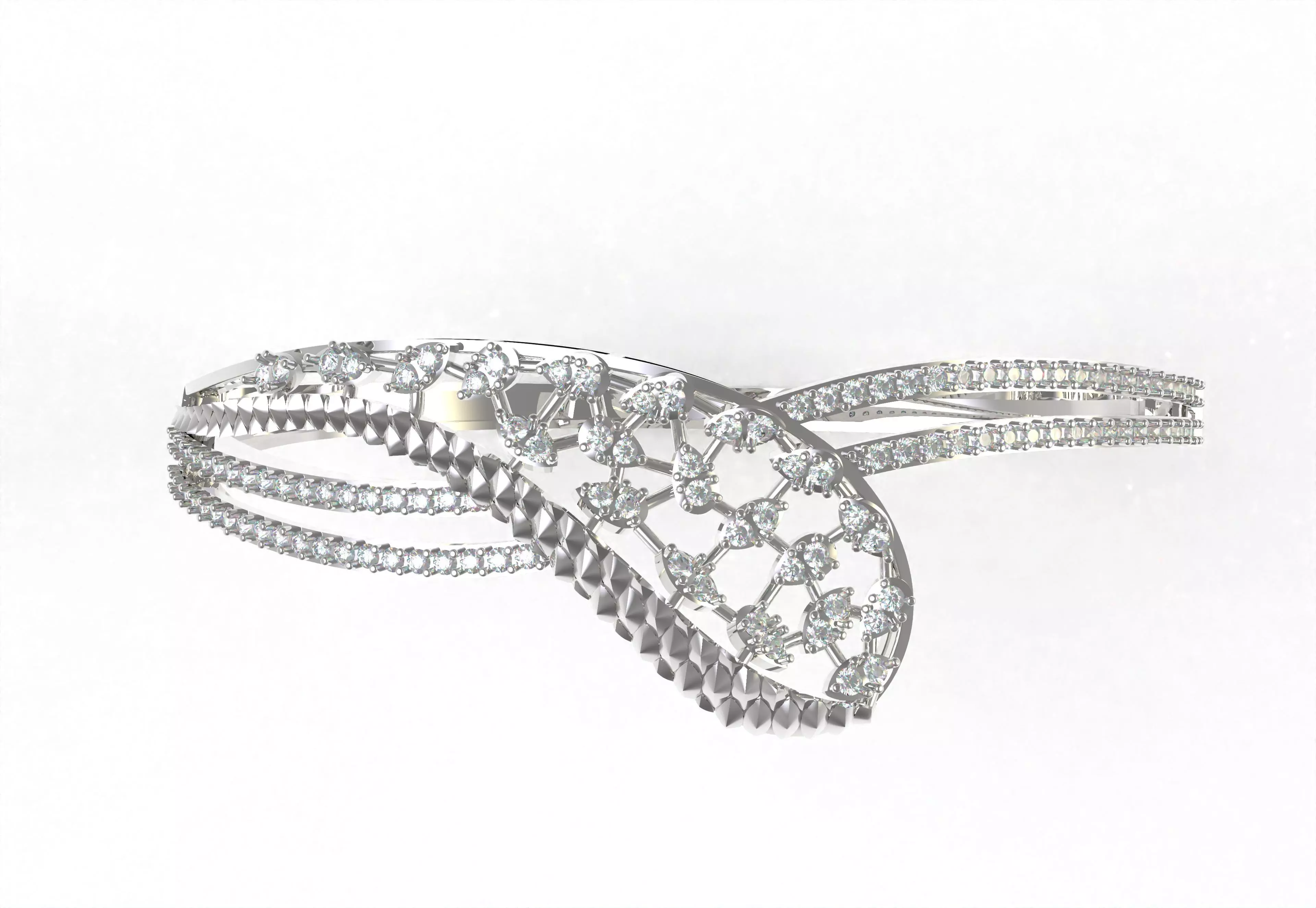 Art Deco Bracelet 15 3D print model_21