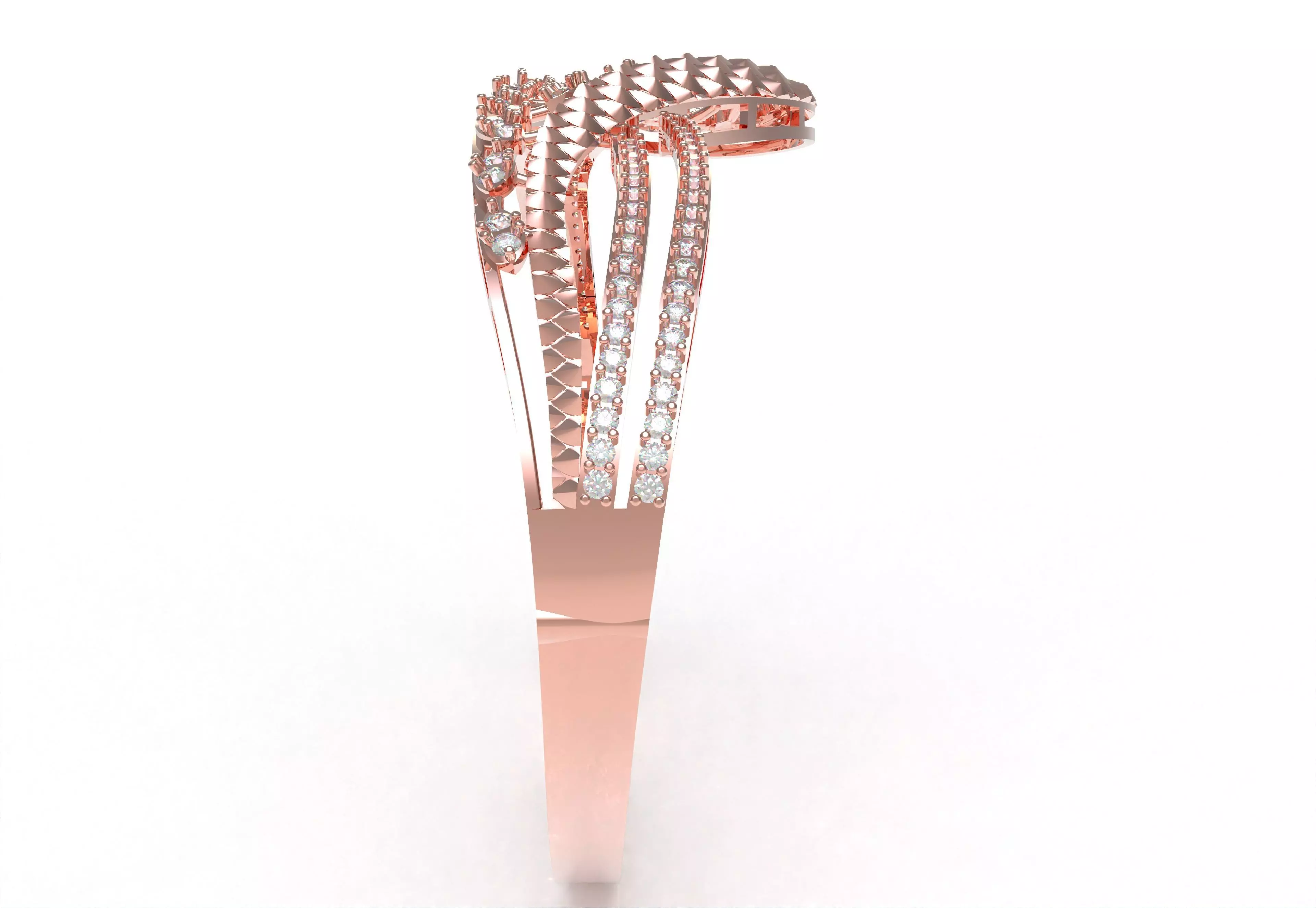 Art Deco Bracelet 15 3D print model_11