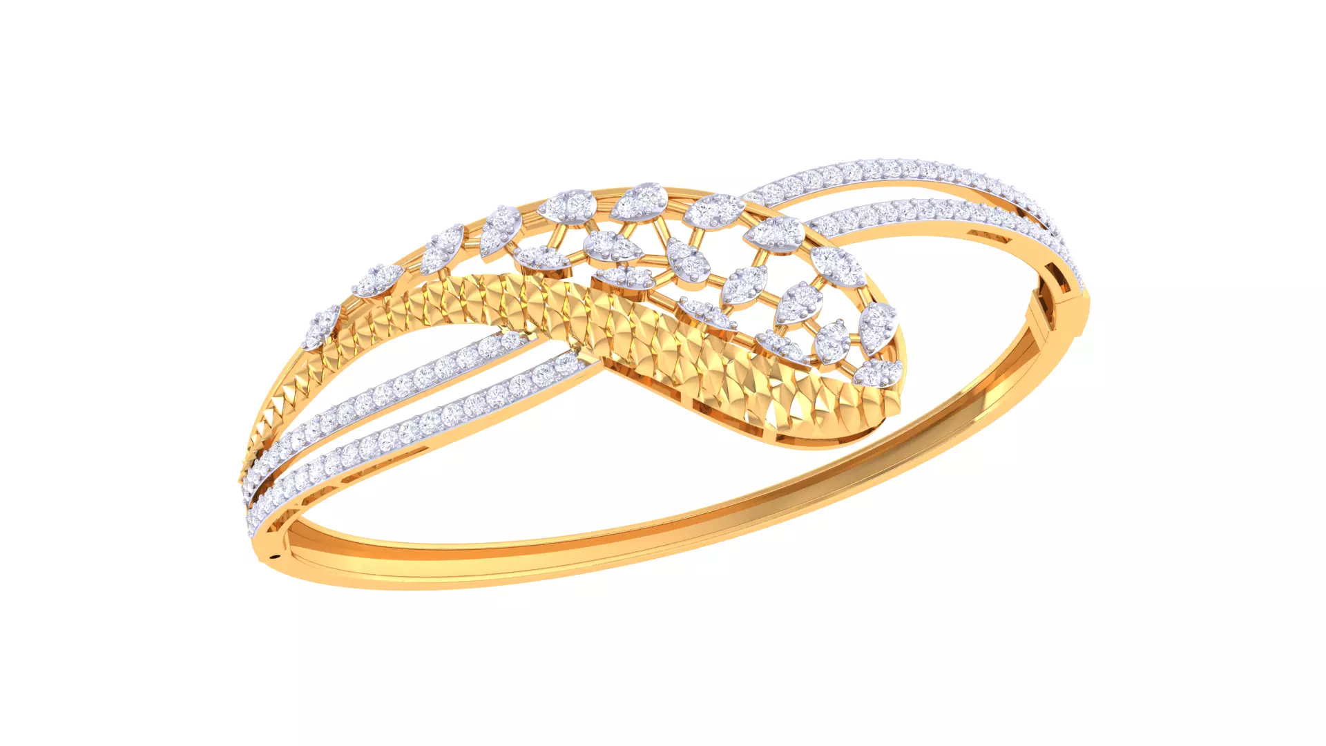 Art Deco Bracelet 15 3D print model_14