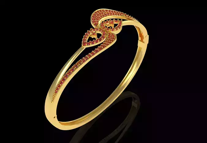 Art Deco Bracelet 16 3D print model