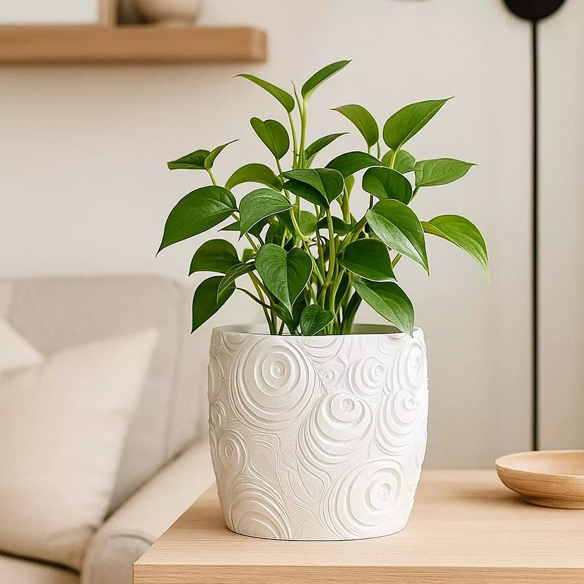 Modern Plant Pot with Drainage No Supports 3D print model