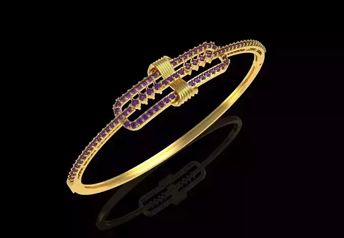 Art Deco Bracelet 18 3D print model