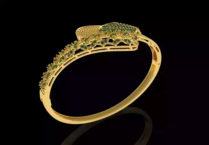 Art Deco Bracelet 19 3D print model
