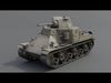 M2 Medium Tank Low-poly 3D model_1