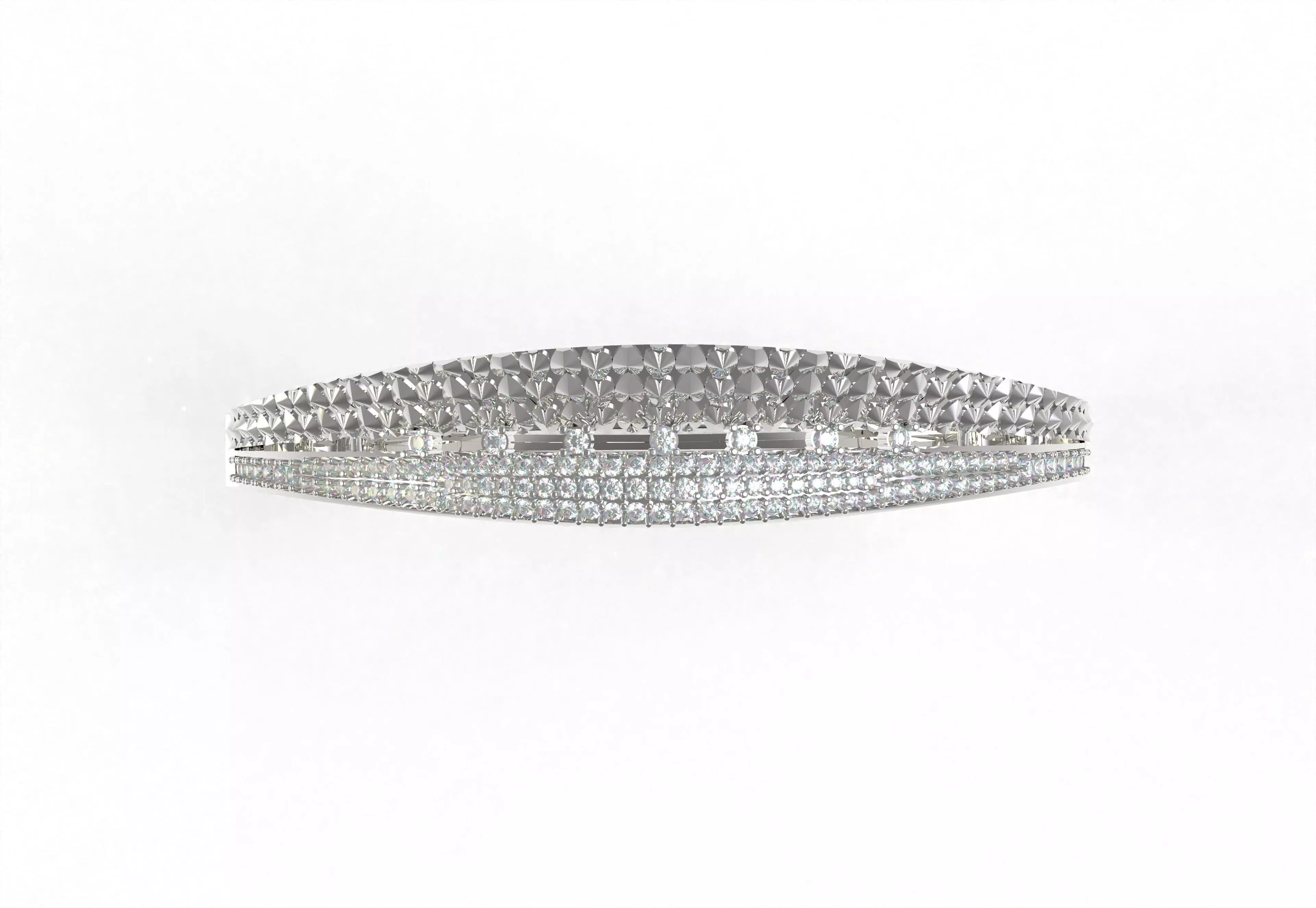 Art Deco Bracelet 21 3D print model_9