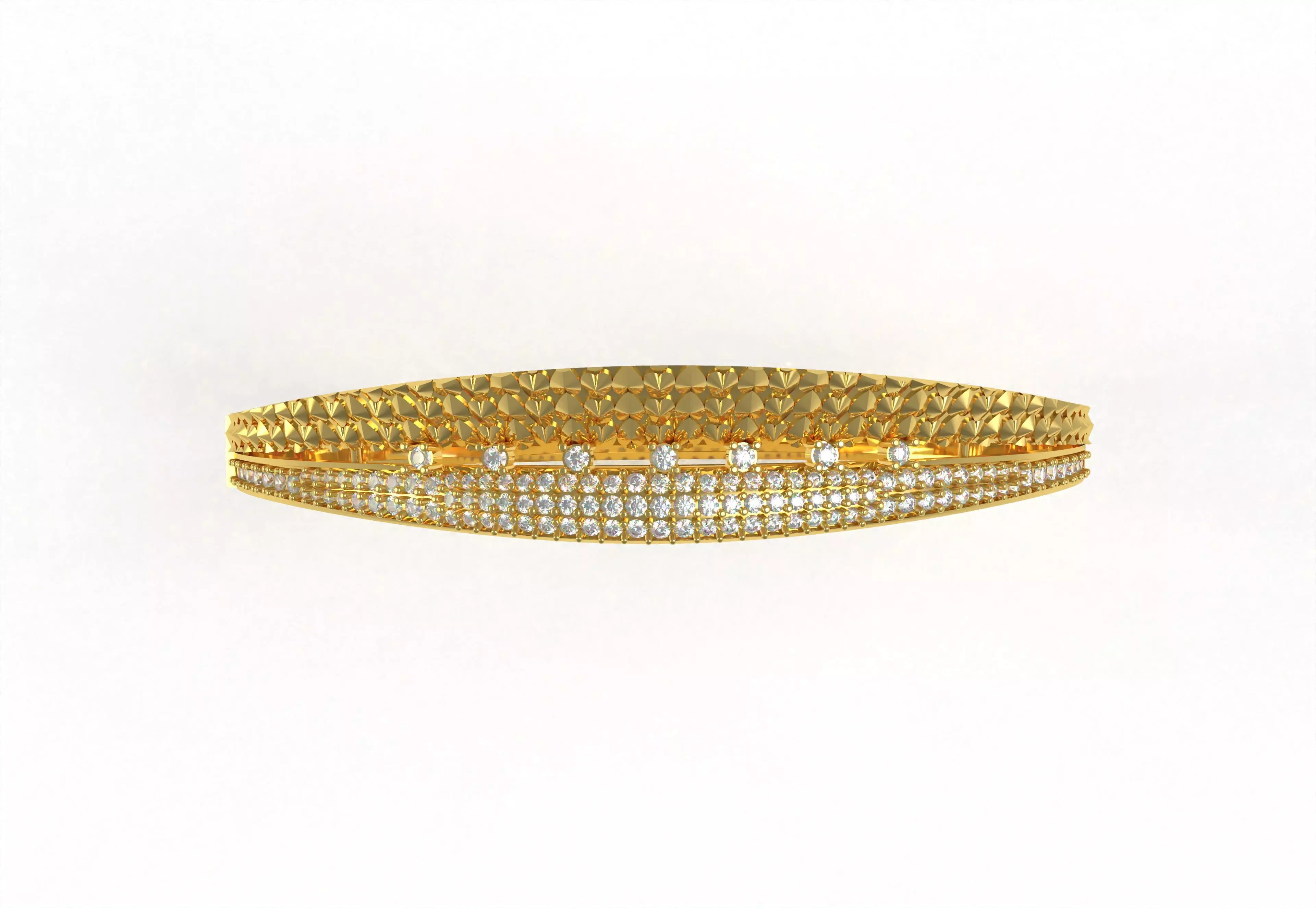 Art Deco Bracelet 21 3D print model_28