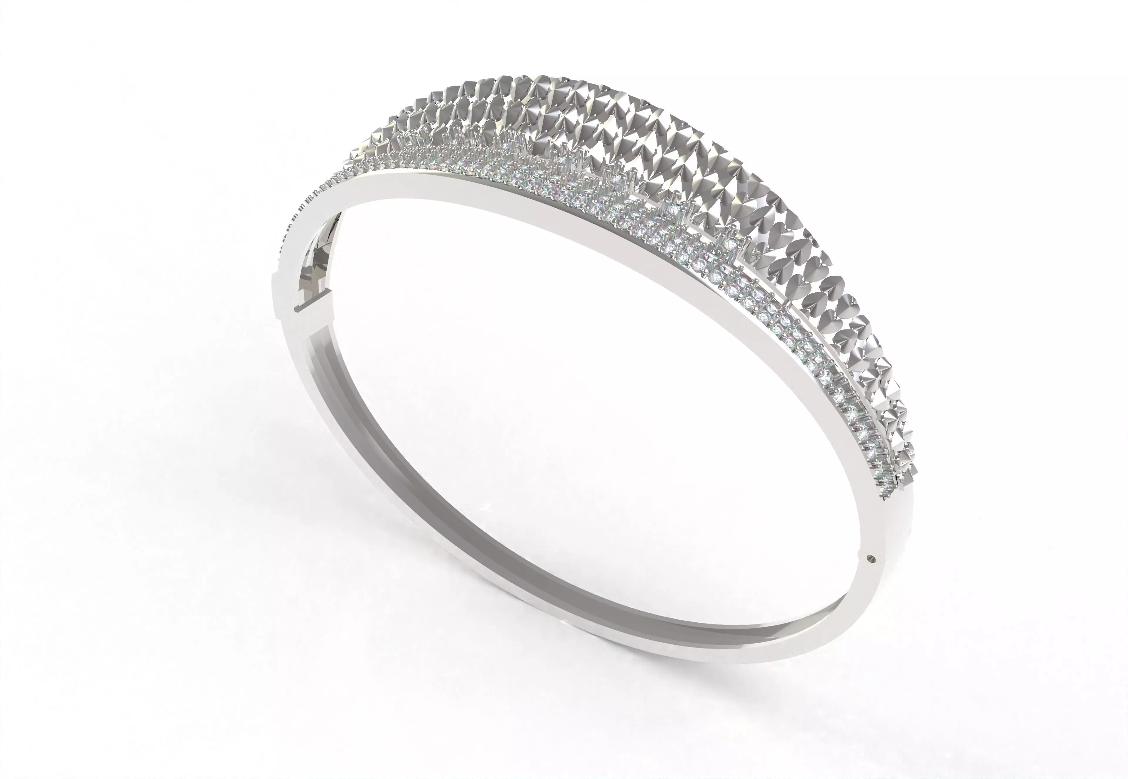 Art Deco Bracelet 21 3D print model_7