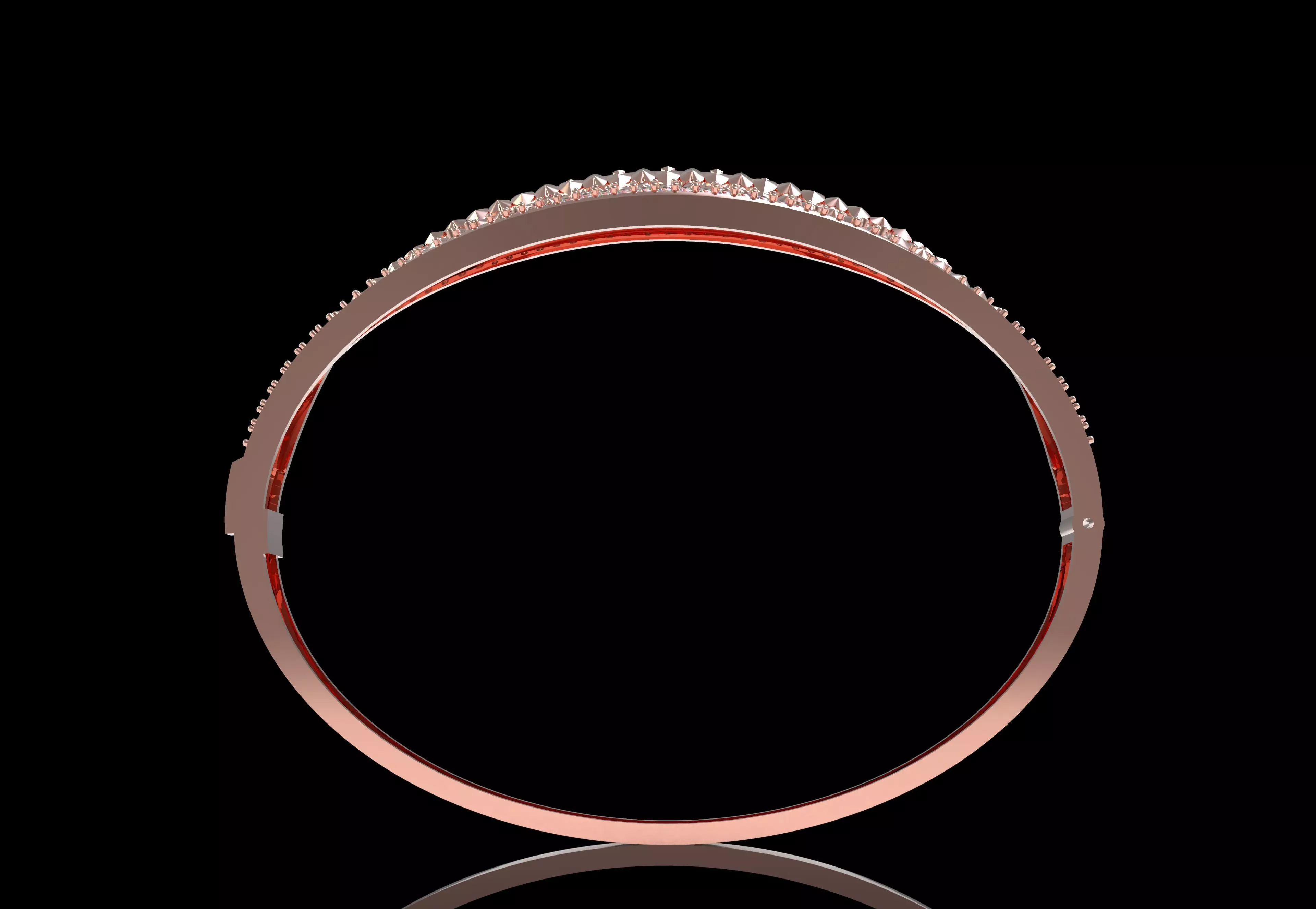 Art Deco Bracelet 21 3D print model_2