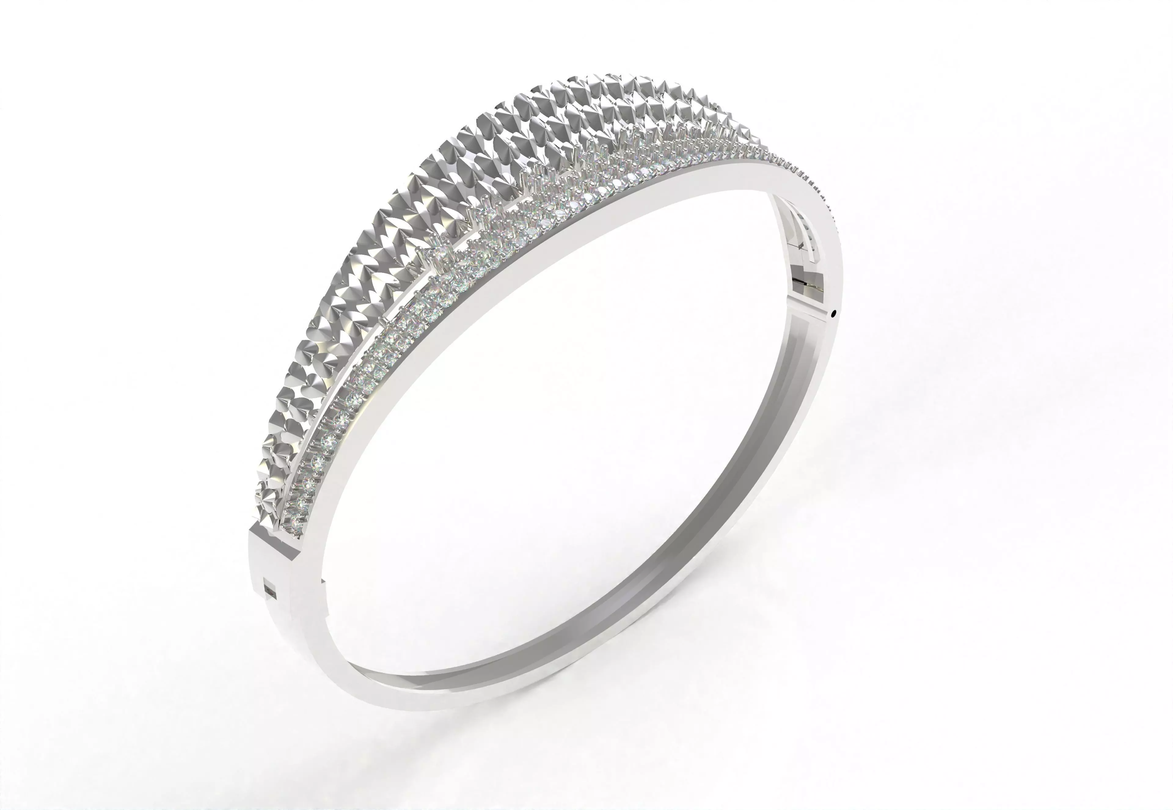 Art Deco Bracelet 21 3D print model_6