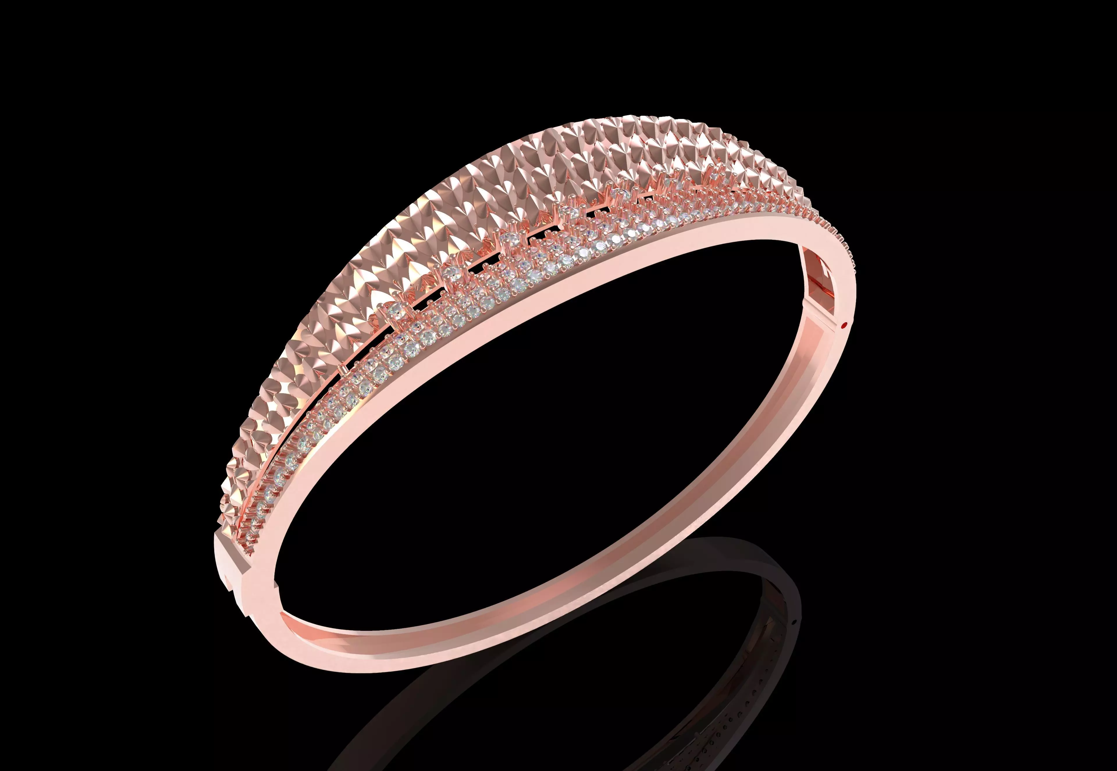 Art Deco Bracelet 21 3D print model_22