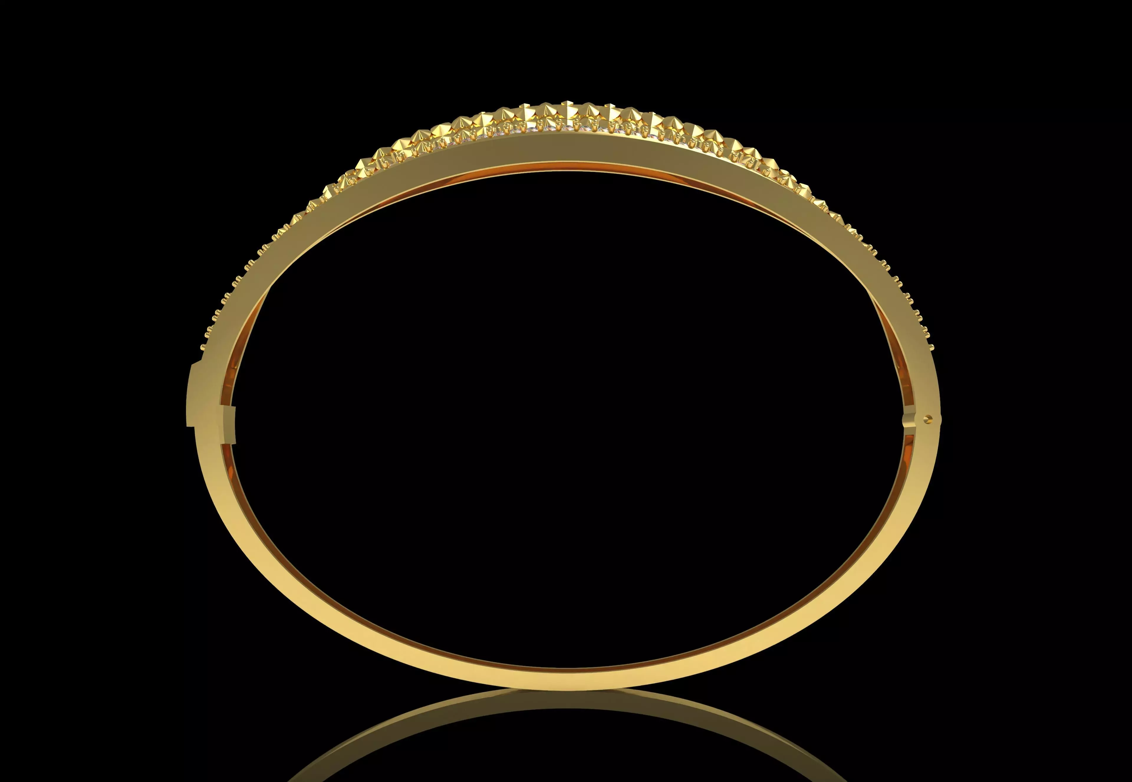 Art Deco Bracelet 21 3D print model_4