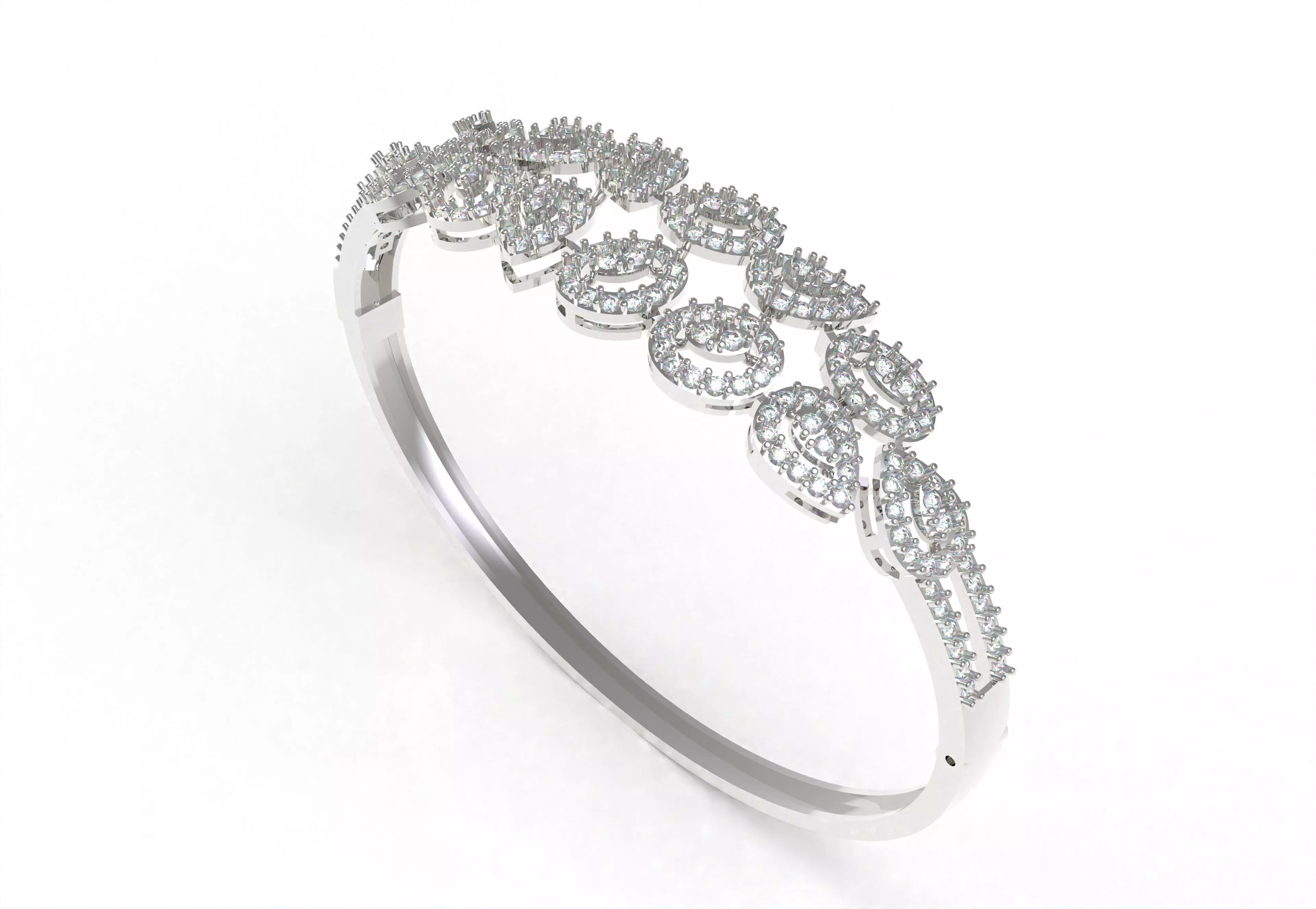 Art Deco Bracelet 22 3D print model_11