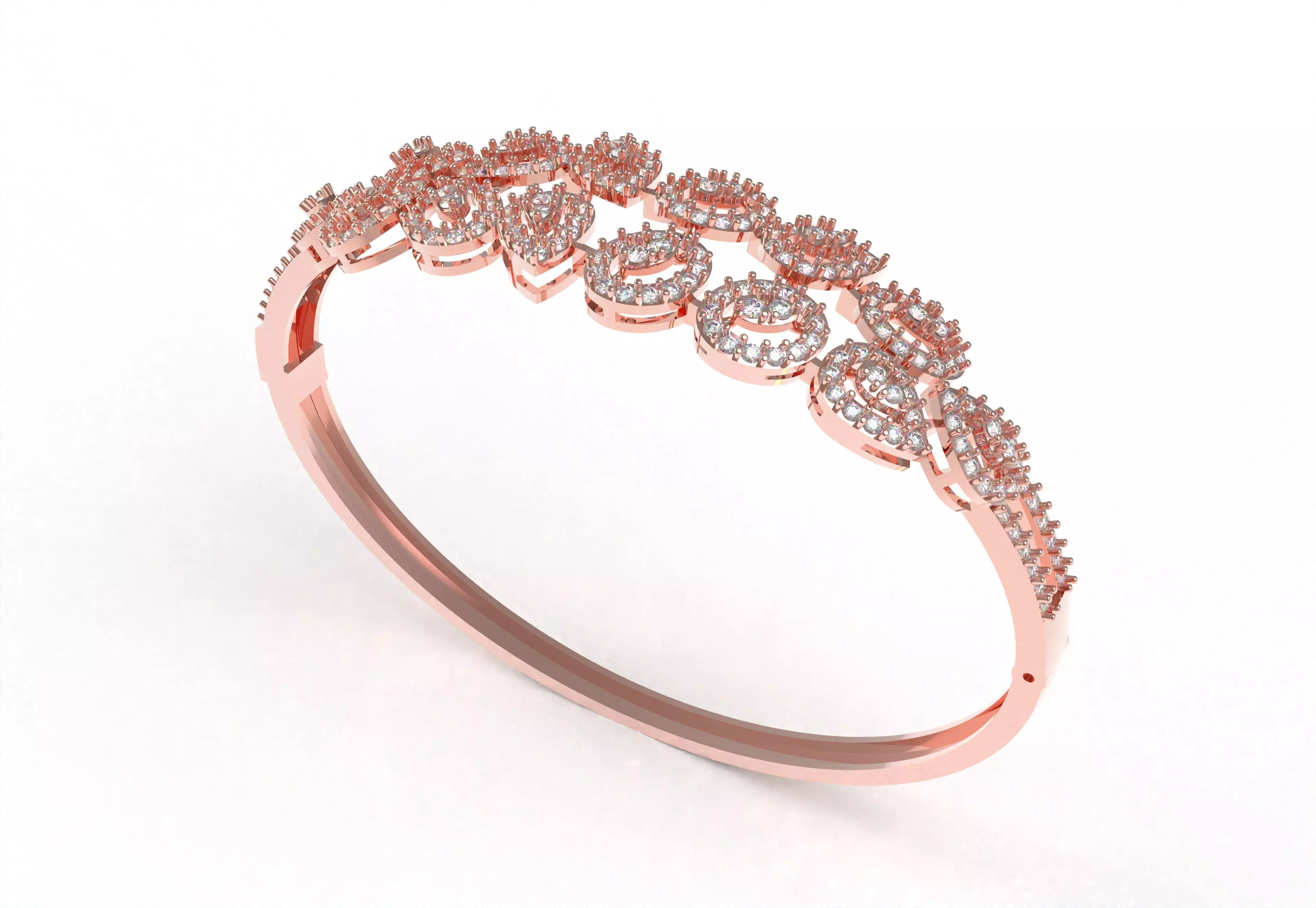 Art Deco Bracelet 22 3D print model_17