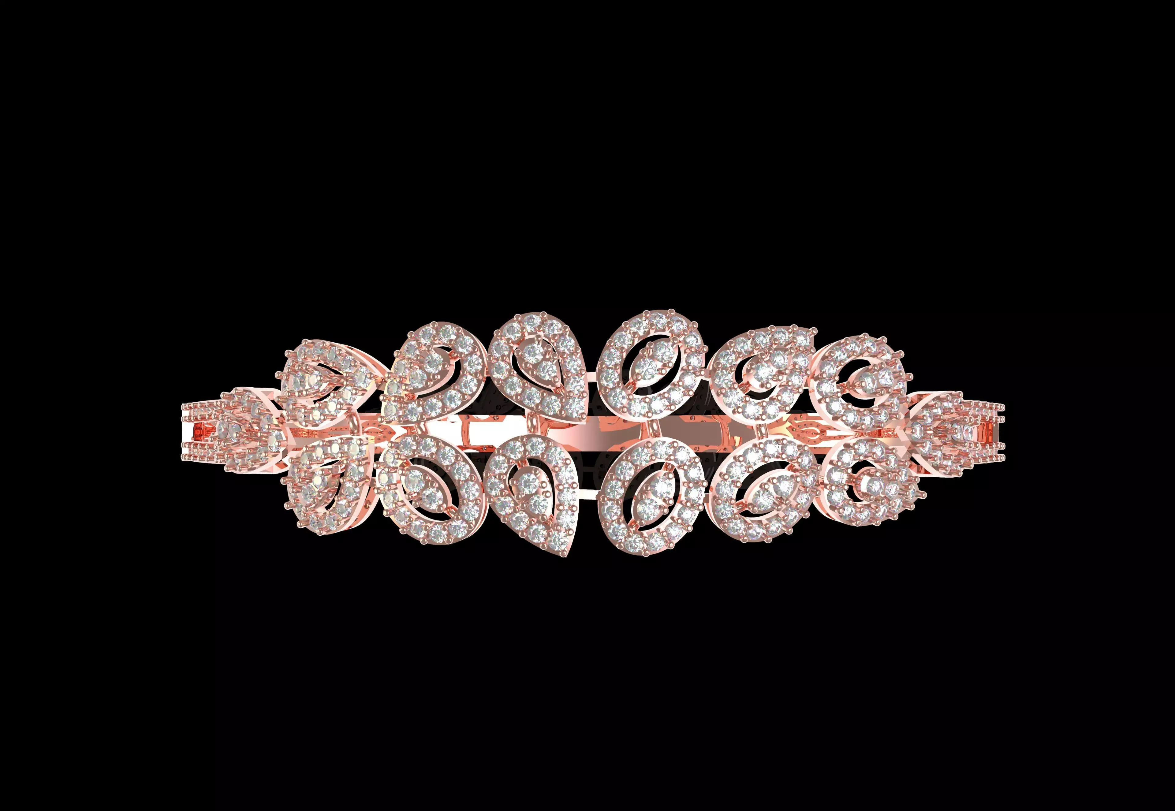 Art Deco Bracelet 22 3D print model_19