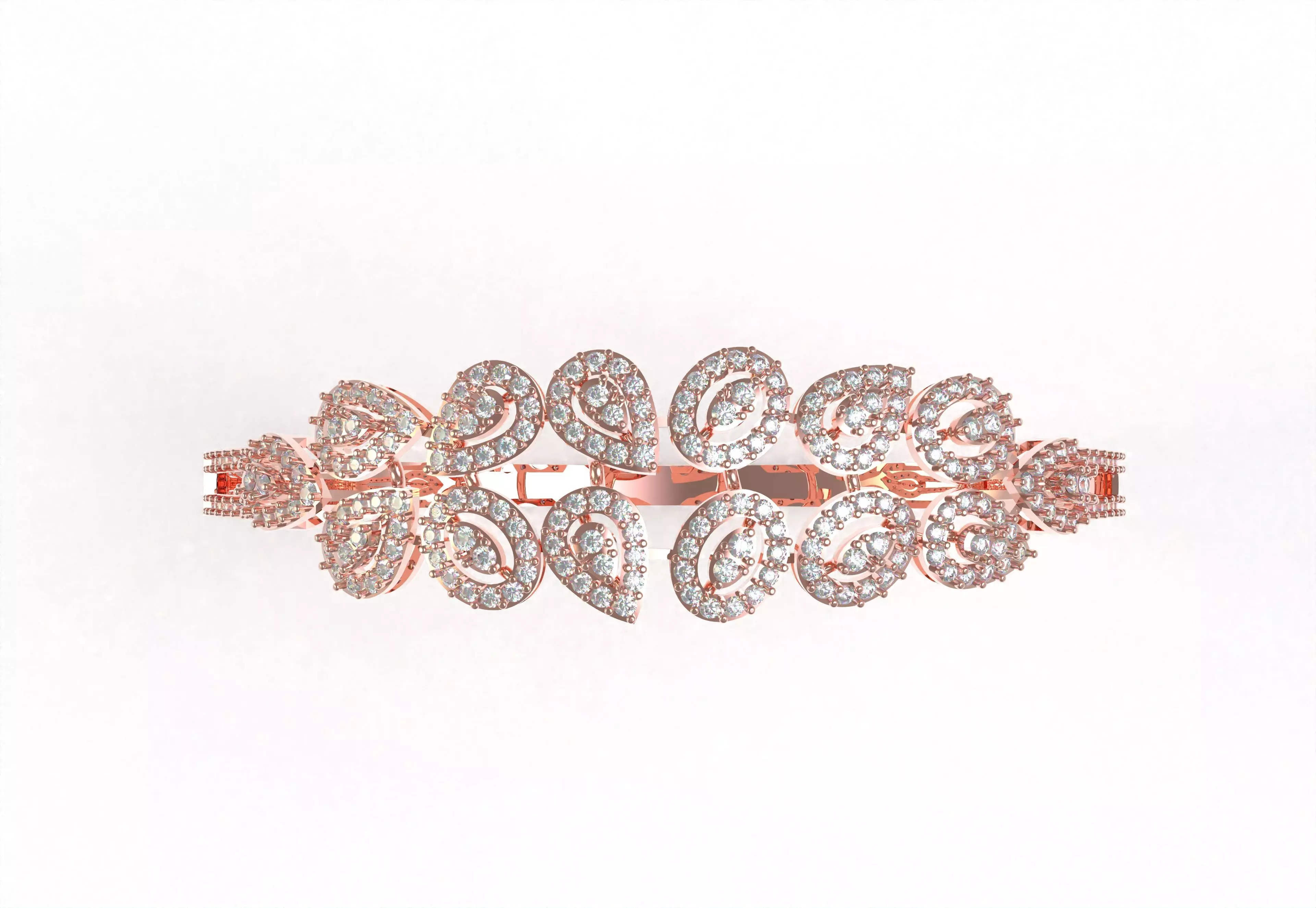 Art Deco Bracelet 22 3D print model_18