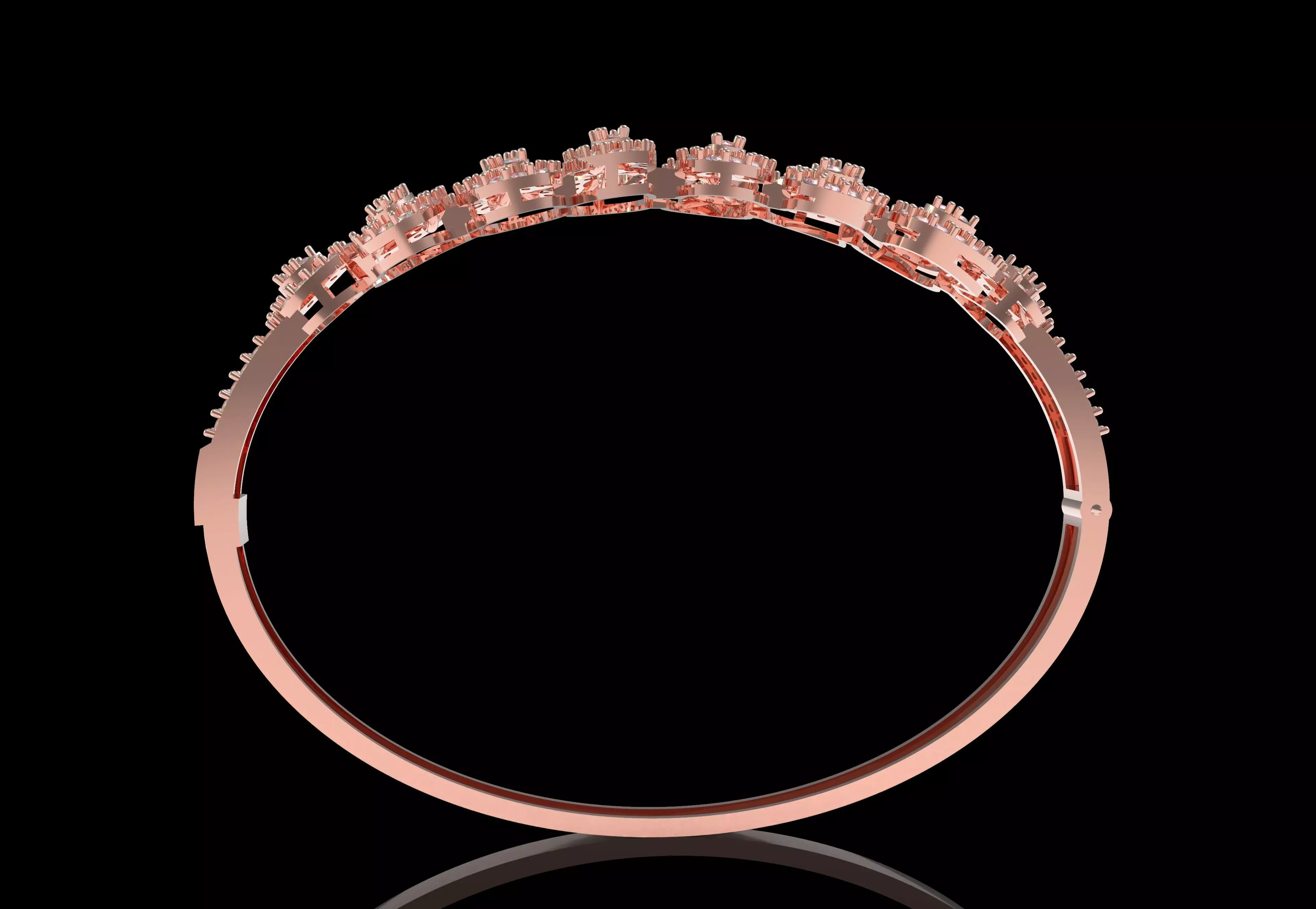 Art Deco Bracelet 22 3D print model_21