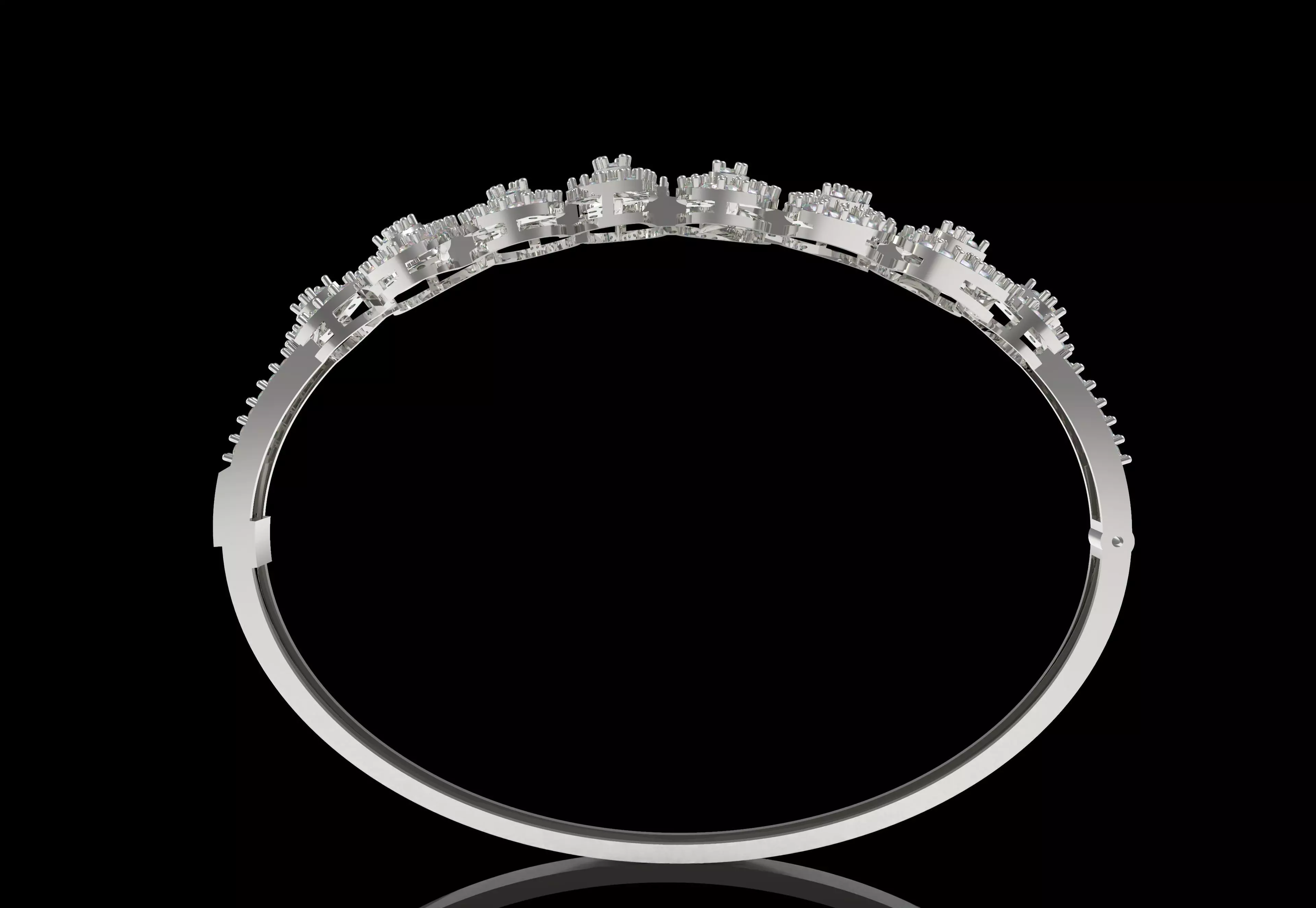 Art Deco Bracelet 22 3D print model_6