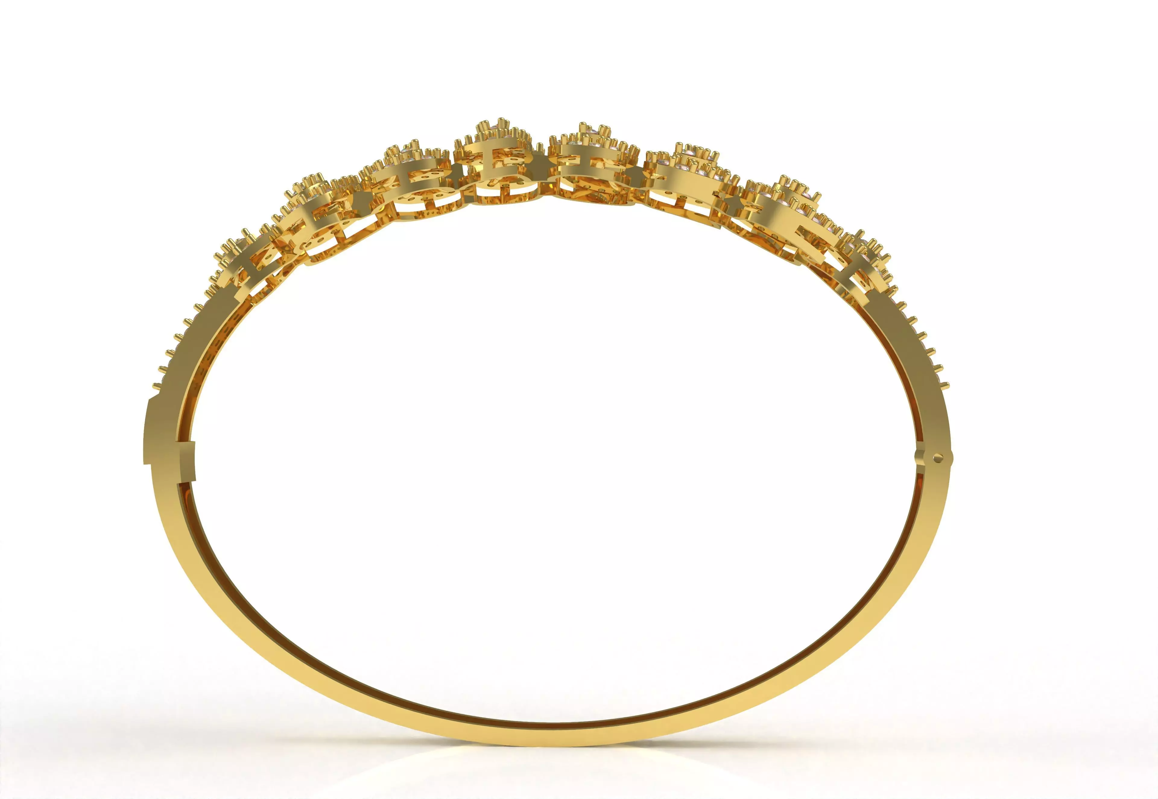 Art Deco Bracelet 22 3D print model_26