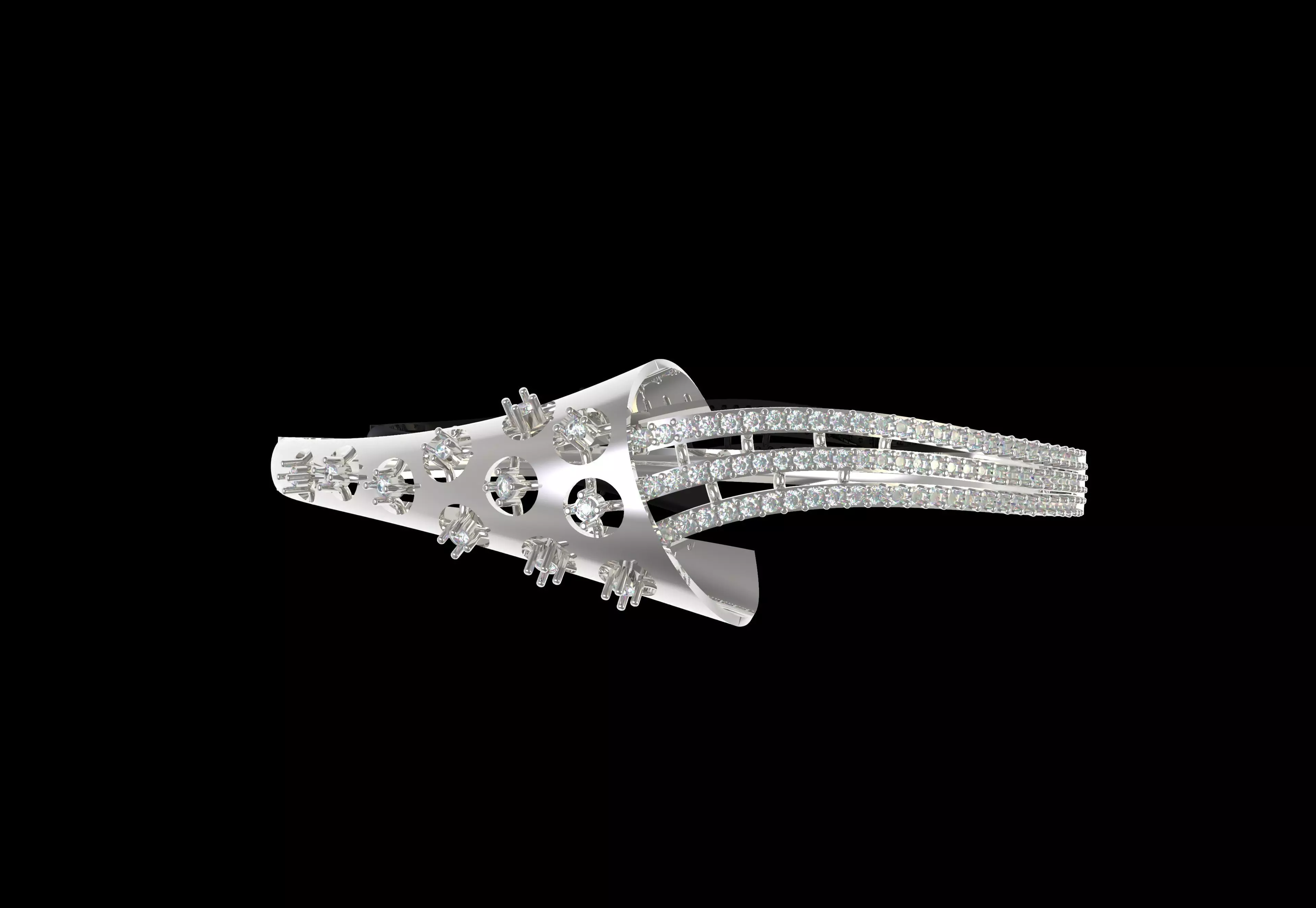 Art Deco Bracelet 25 3D print model_21