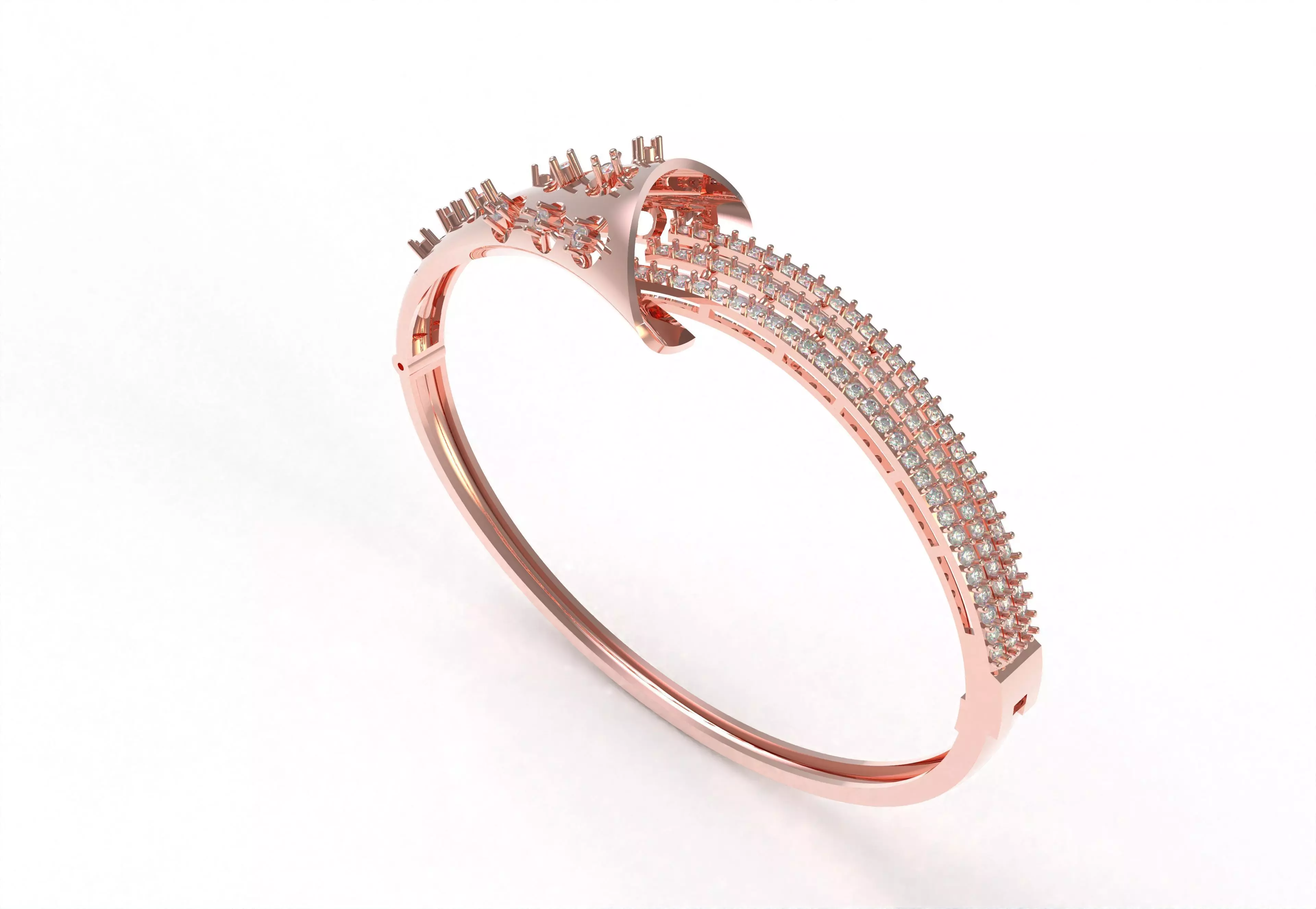 Art Deco Bracelet 25 3D print model_6