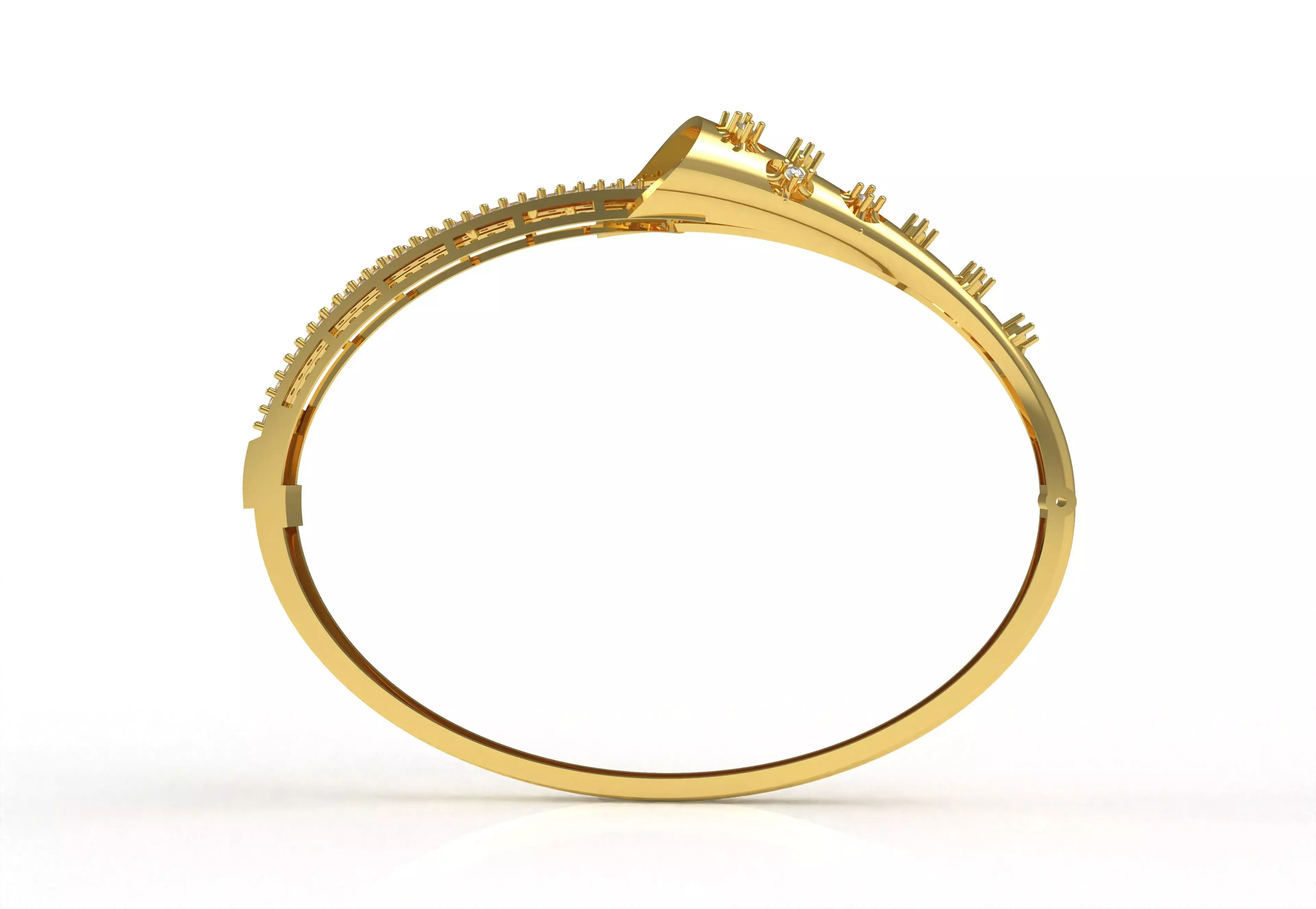 Art Deco Bracelet 25 3D print model_12