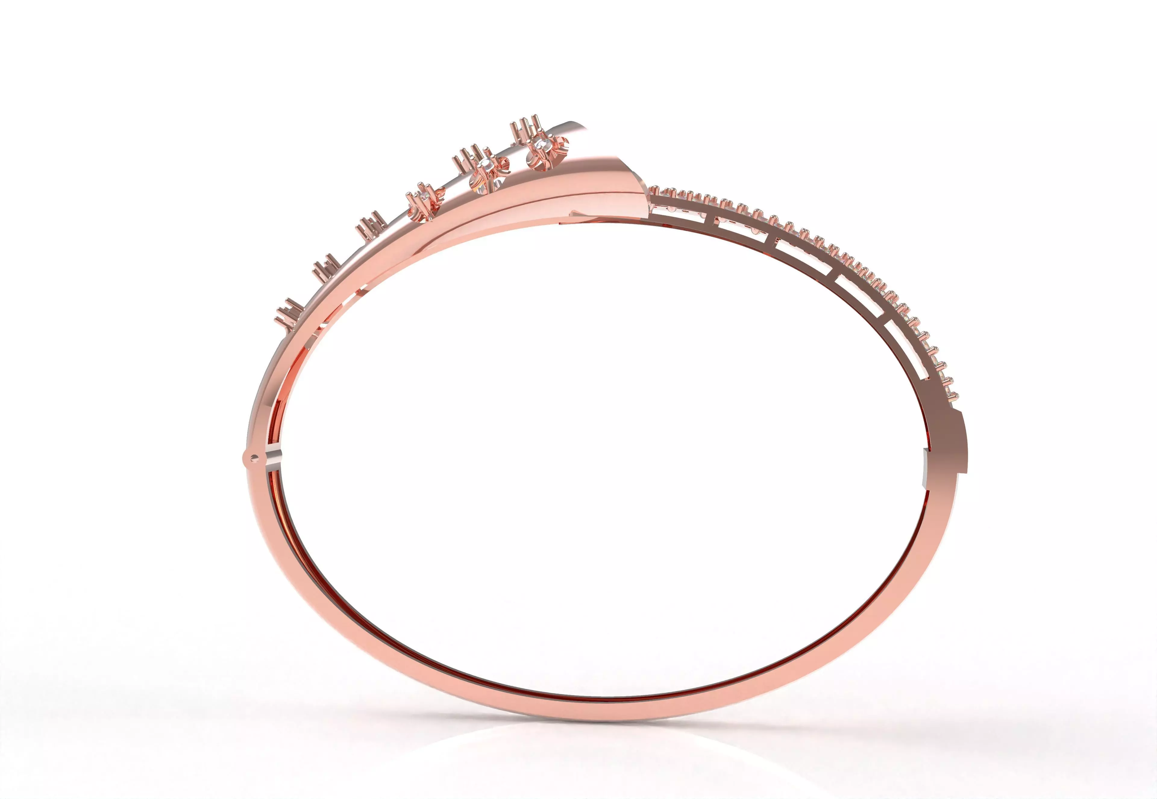 Art Deco Bracelet 25 3D print model_4