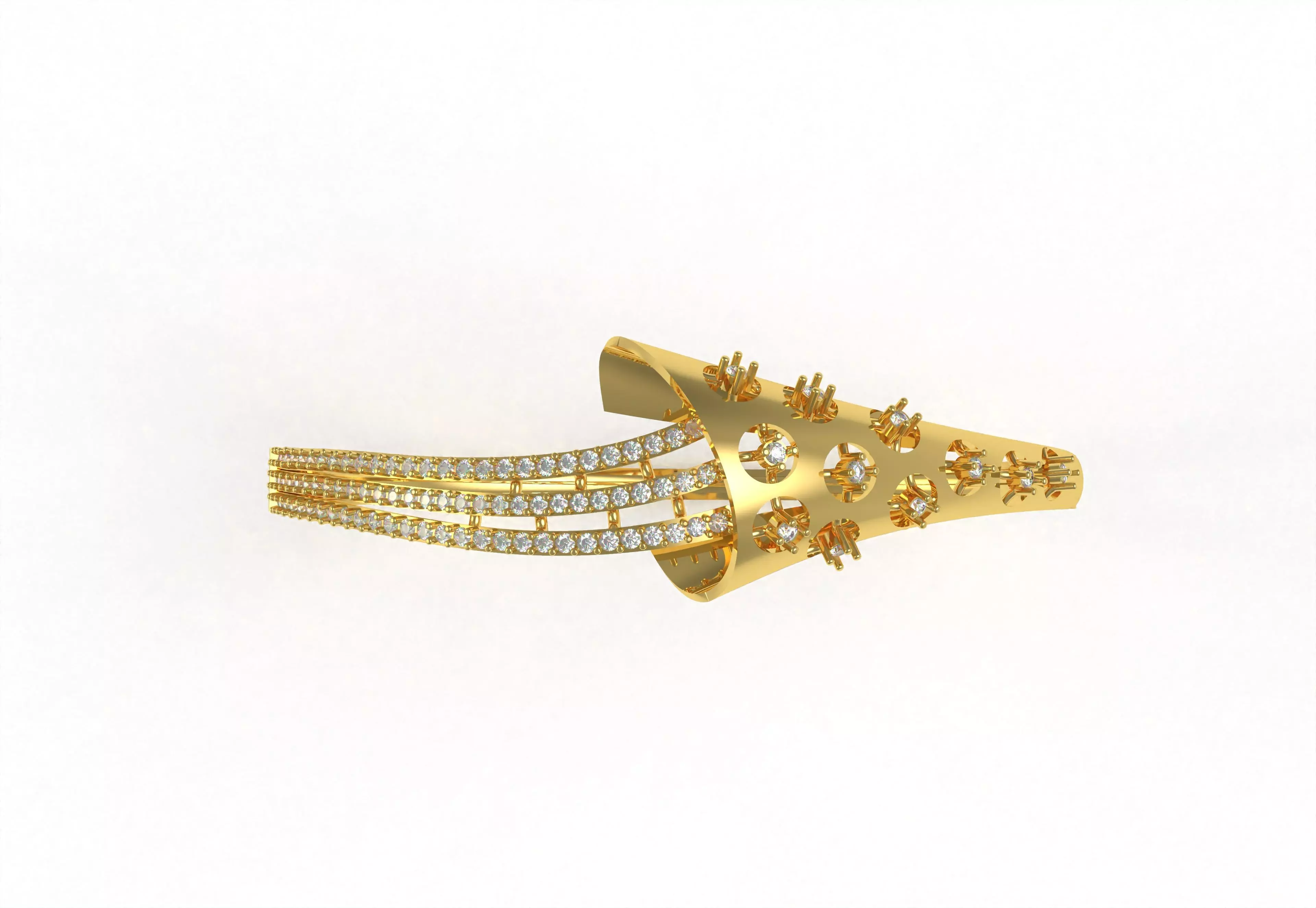 Art Deco Bracelet 25 3D print model_28