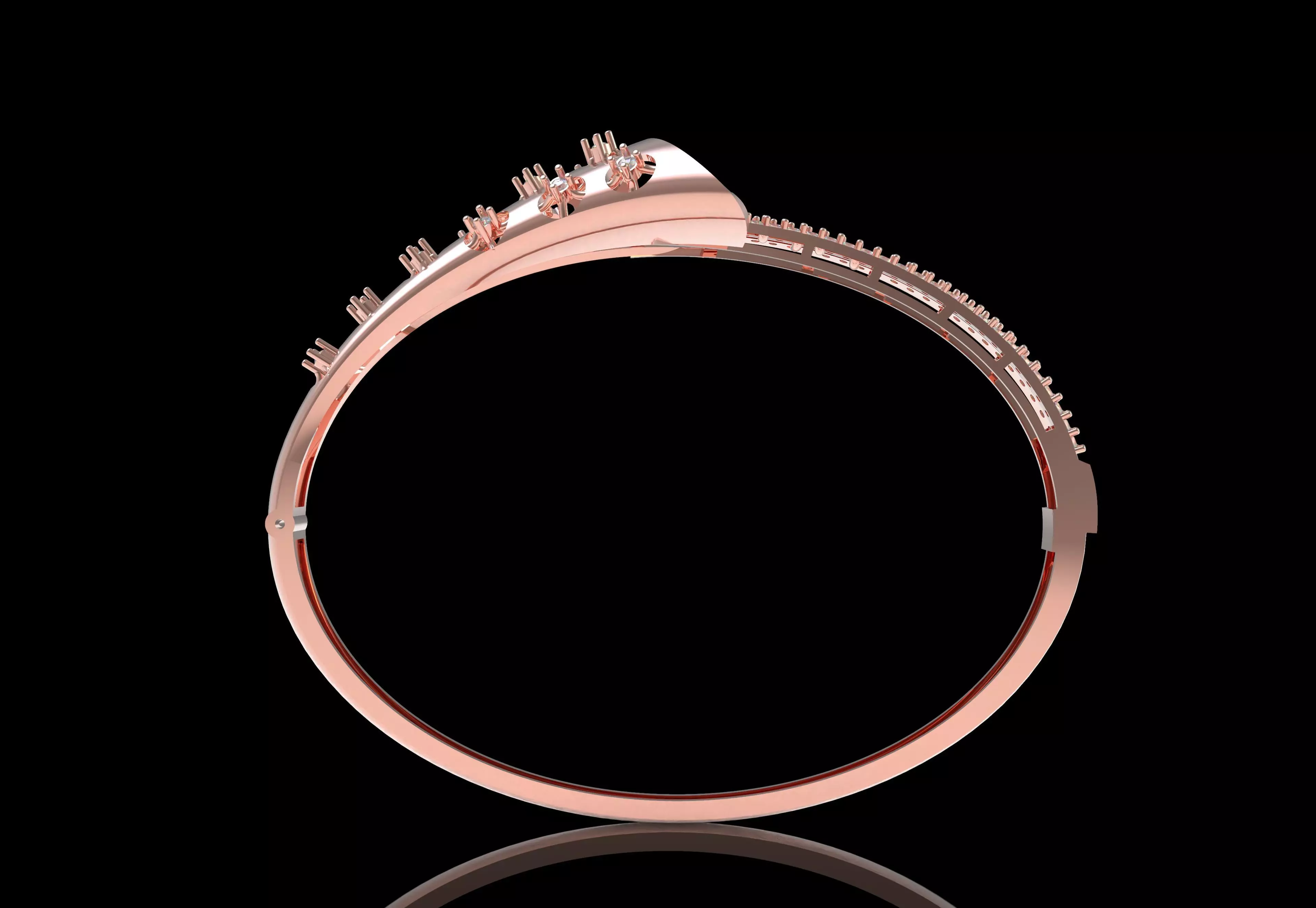 Art Deco Bracelet 25 3D print model_14