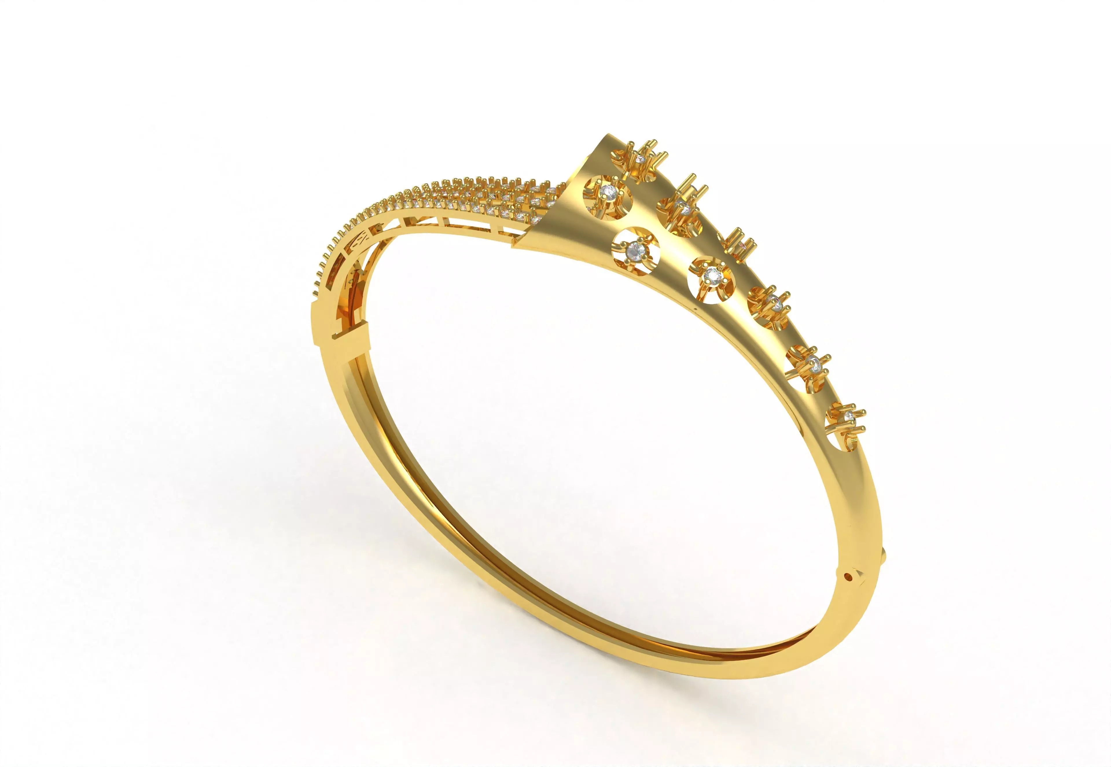 Art Deco Bracelet 25 3D print model_27