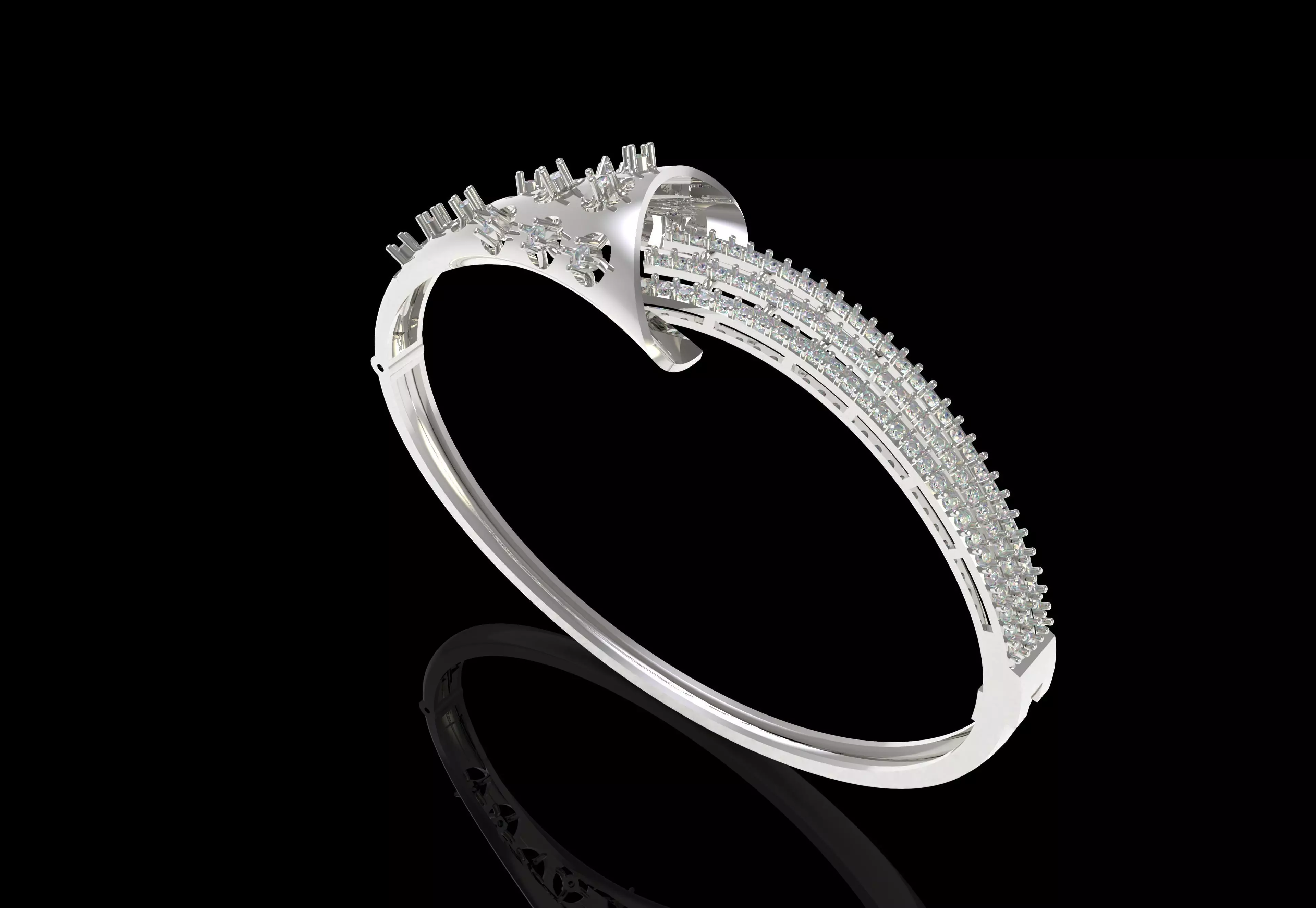 Art Deco Bracelet 25 3D print model_25