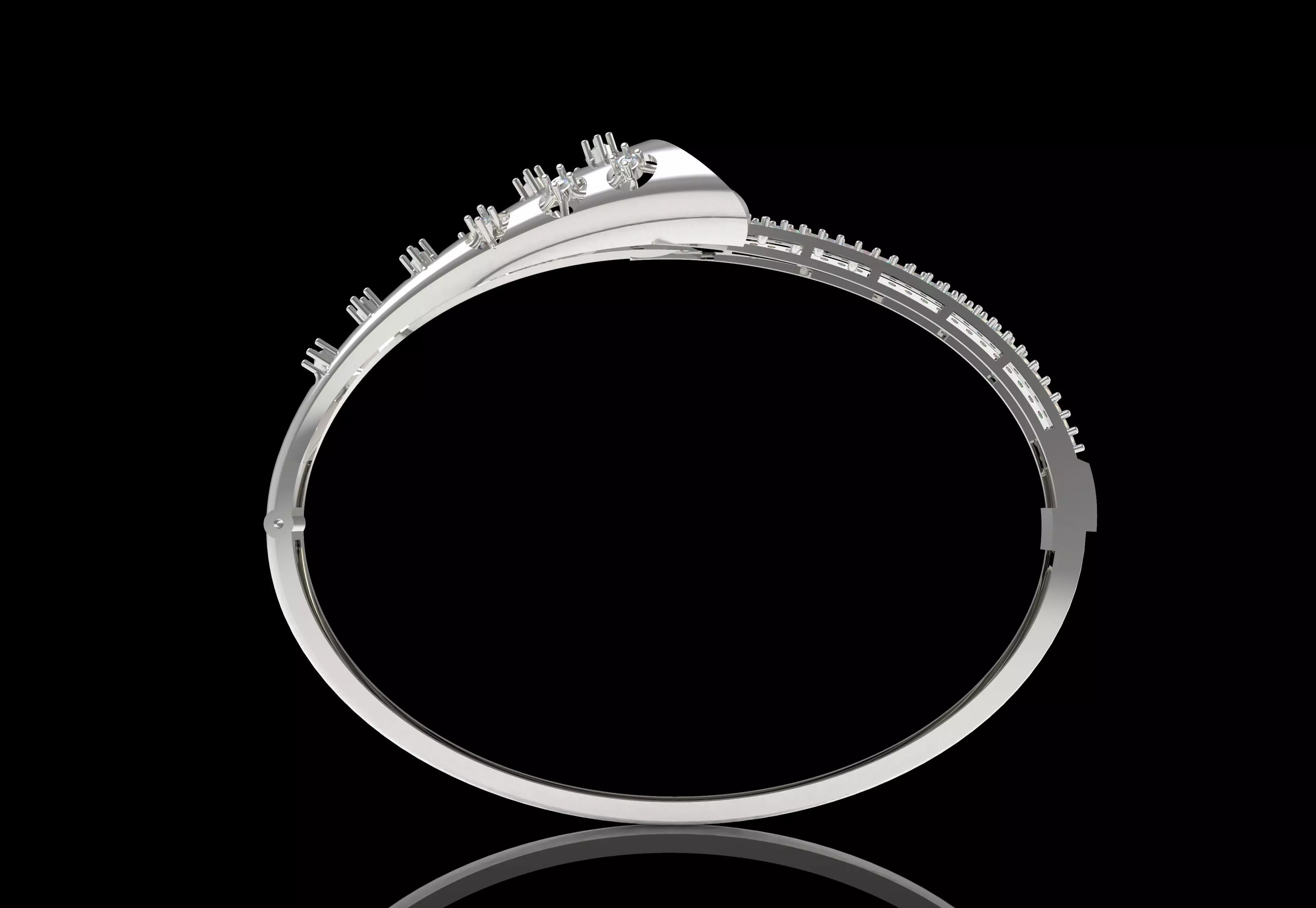 Art Deco Bracelet 25 3D print model_23