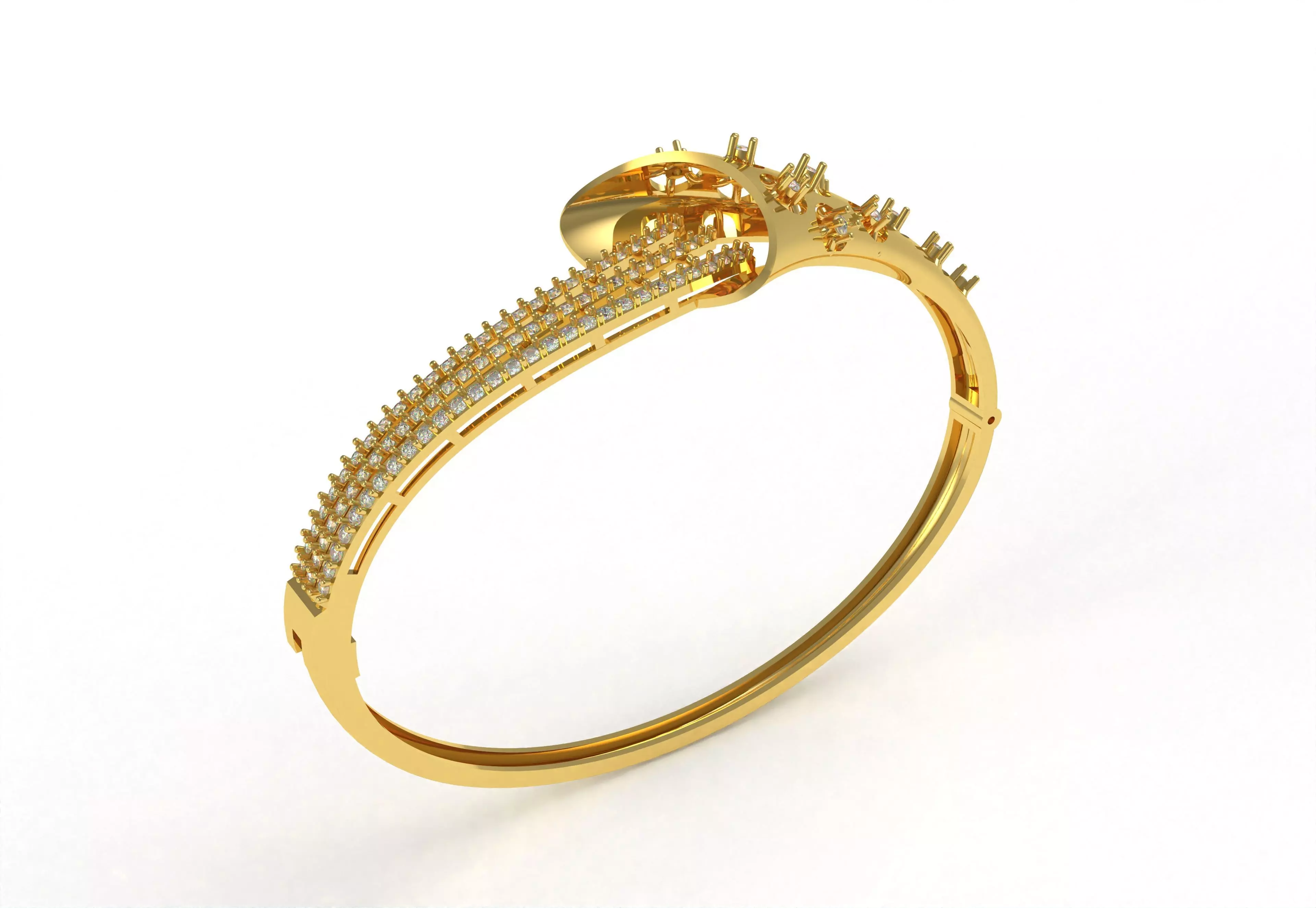 Art Deco Bracelet 25 3D print model_24