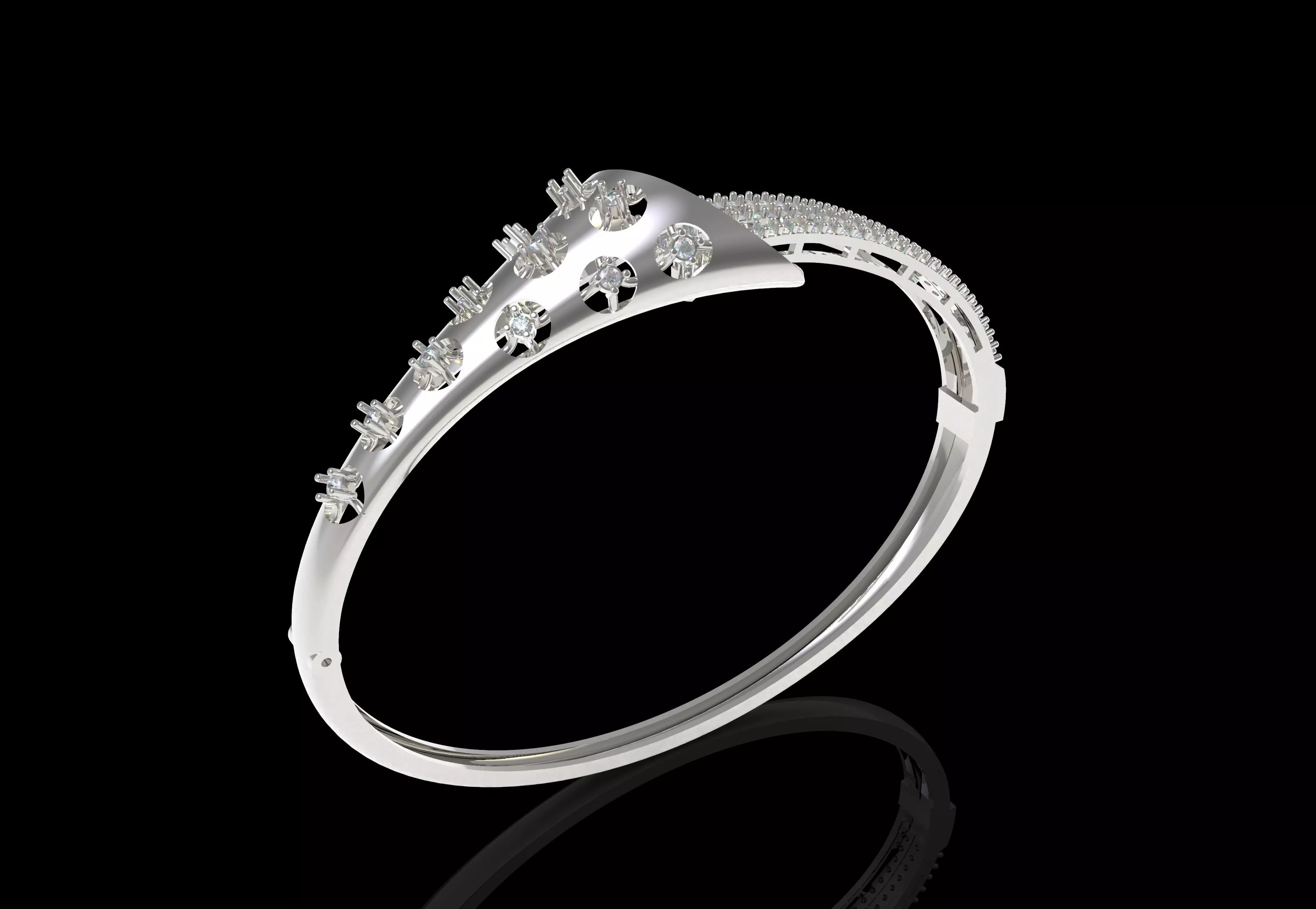 Art Deco Bracelet 25 3D print model_22