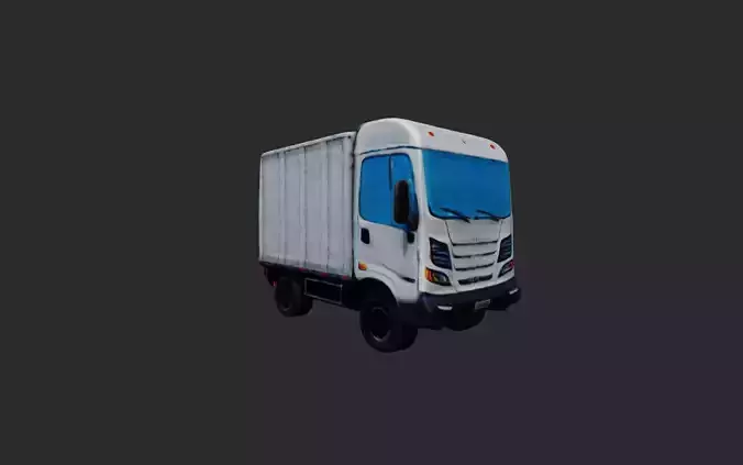 Delivery Truck low poly