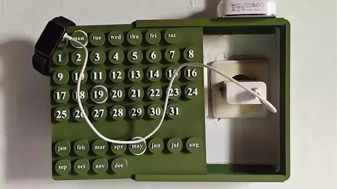 Wall Calendar Slide Stand