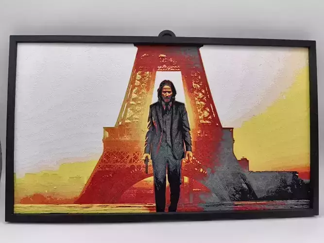 HueForge John Wick 4 